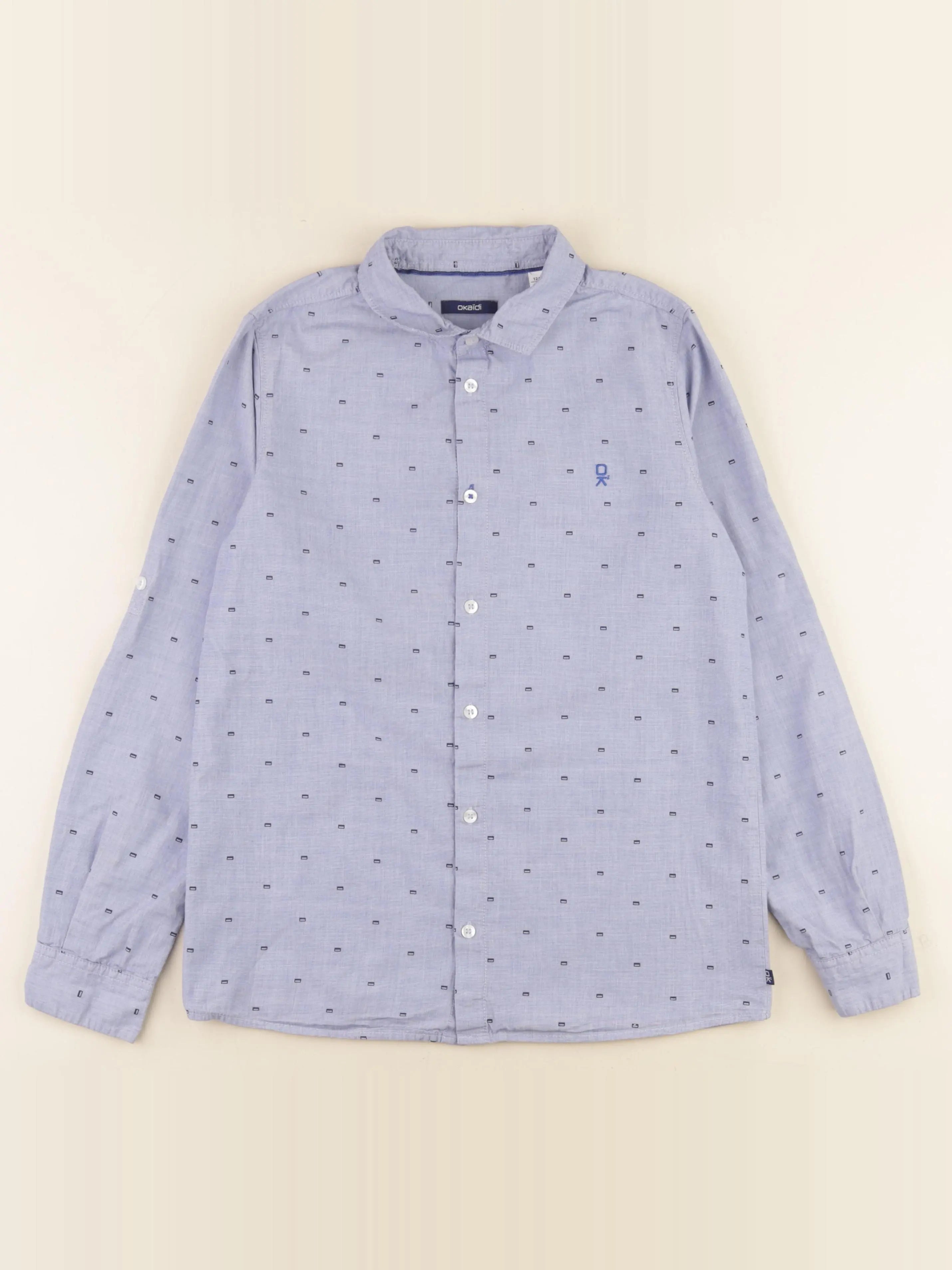 Okaidi - chemise bleu - 12 ans