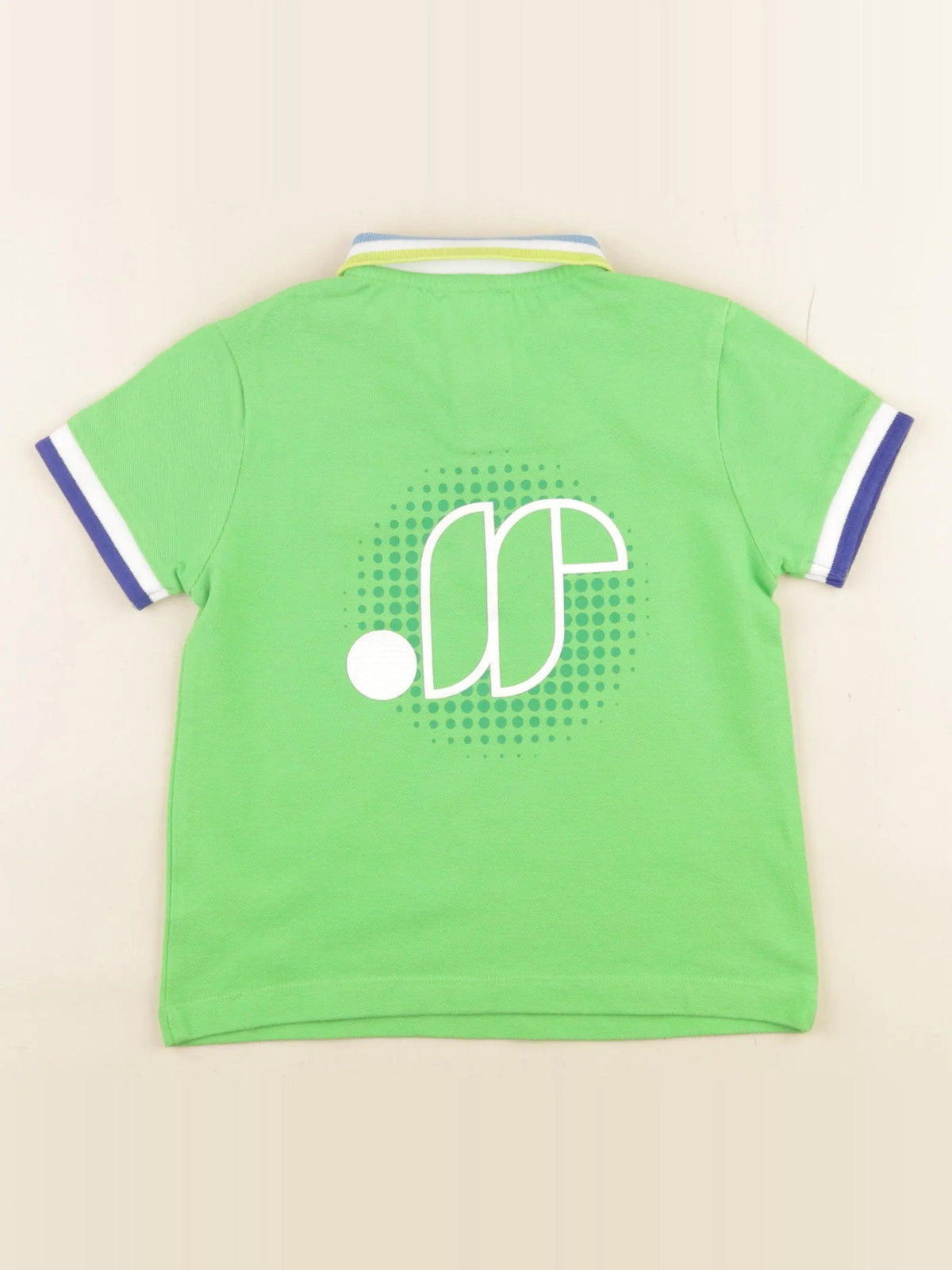 Jacadi - polo imprimé au dos vert - 4 ans