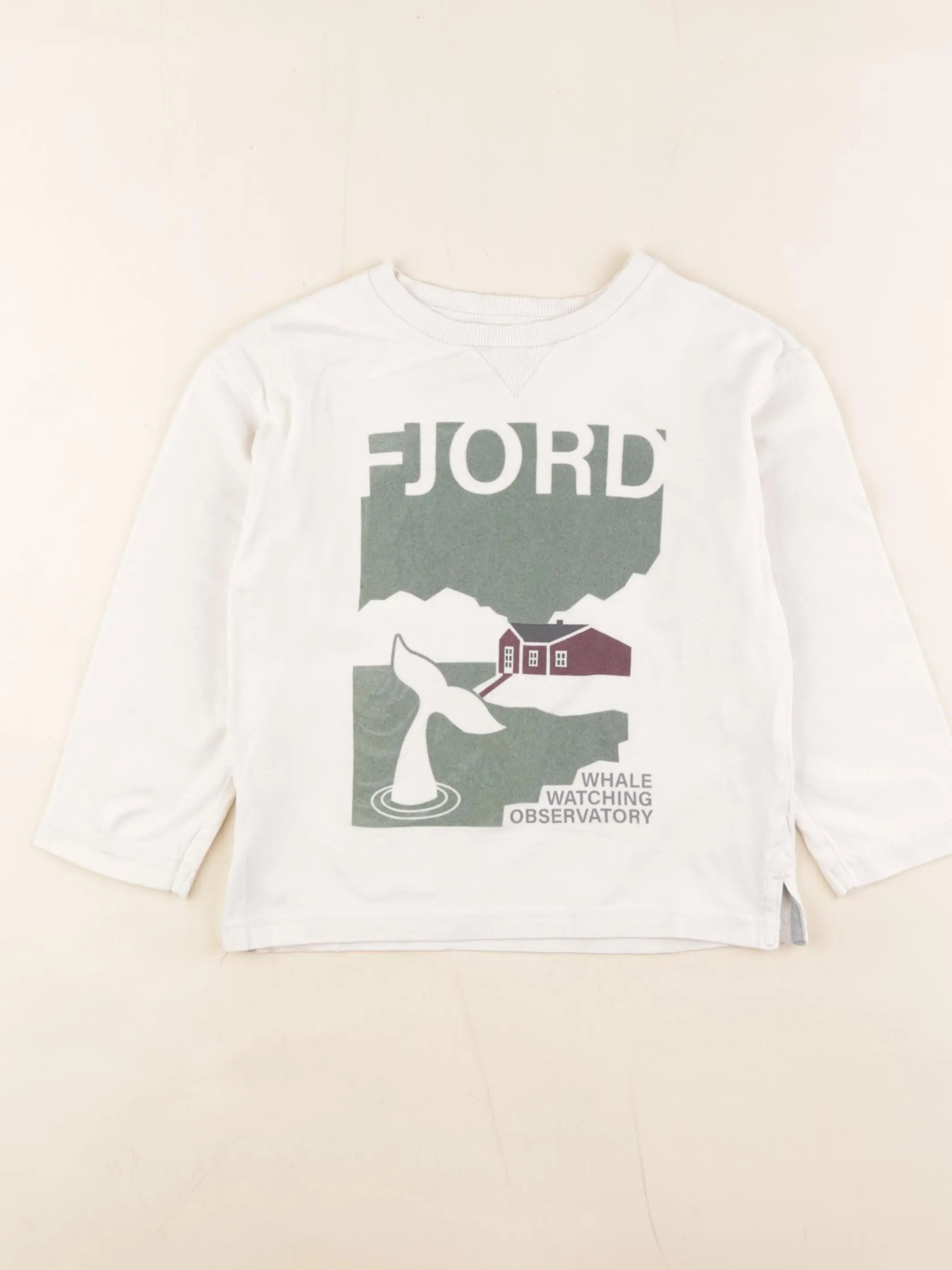 Vertbaudet - tee-shirt beige - 5 ans