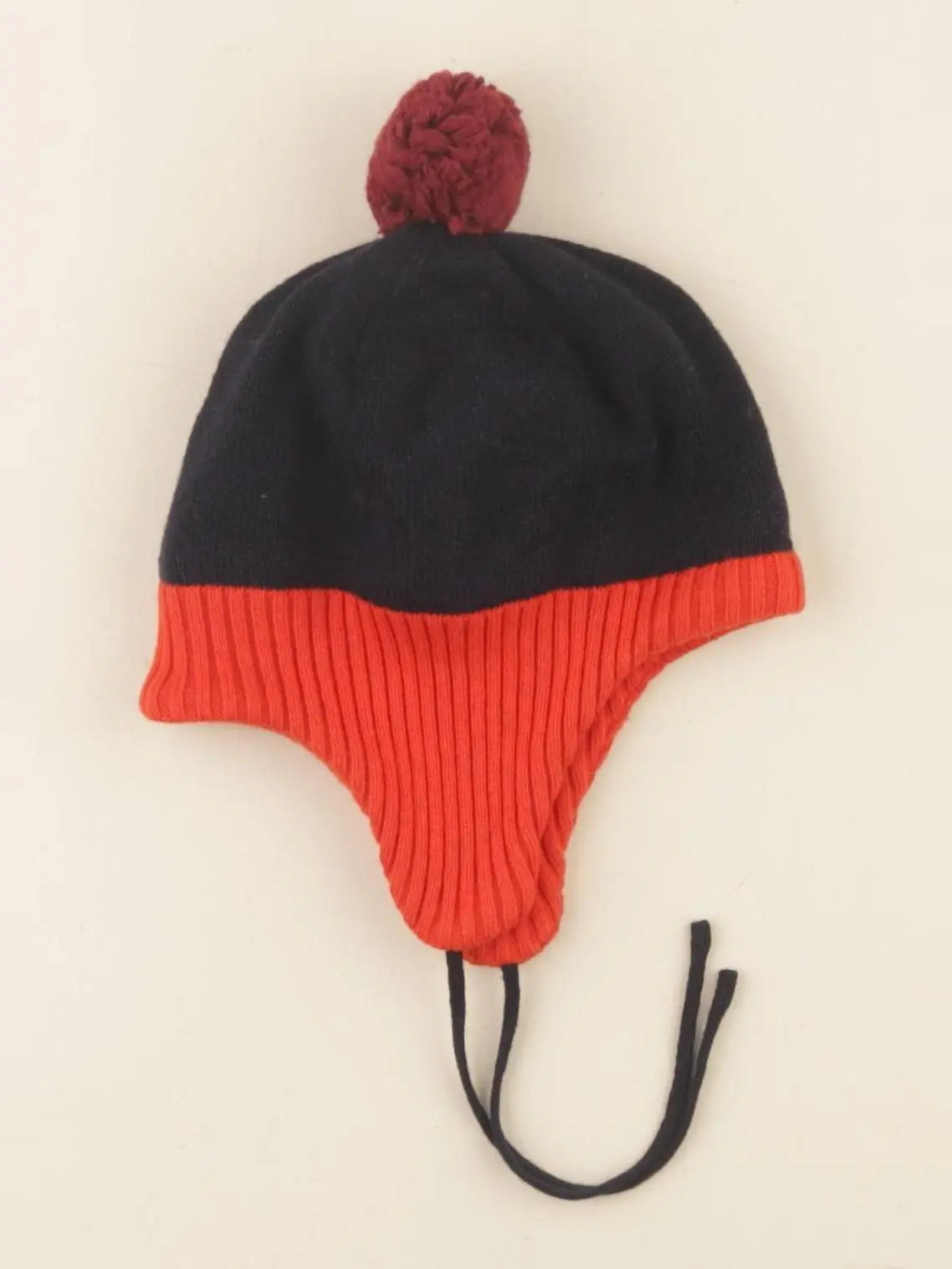 Jacadi - bonnet bleu, rouge - 24/36 mois