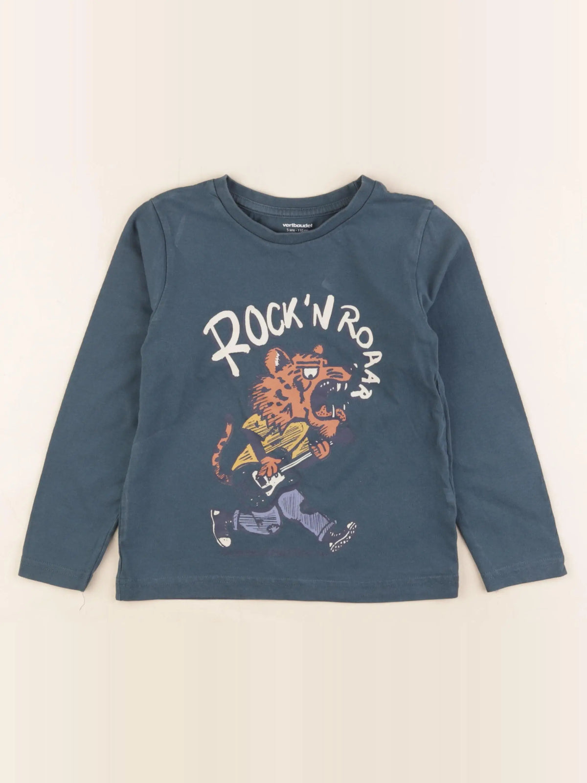 Vertbaudet - tee-shirt vert - 5 ans
