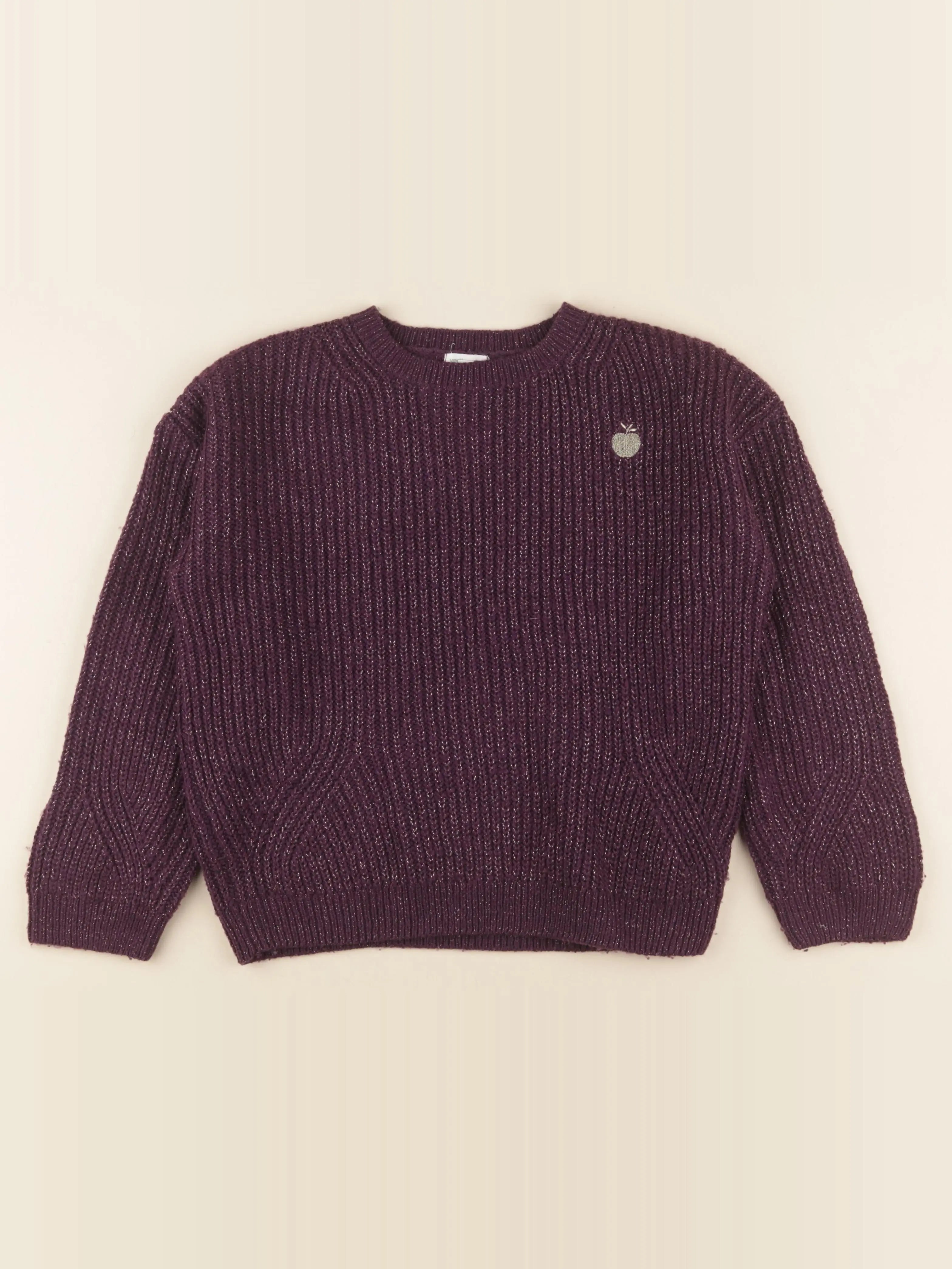 Vertbaudet - pull violet - 12 ans