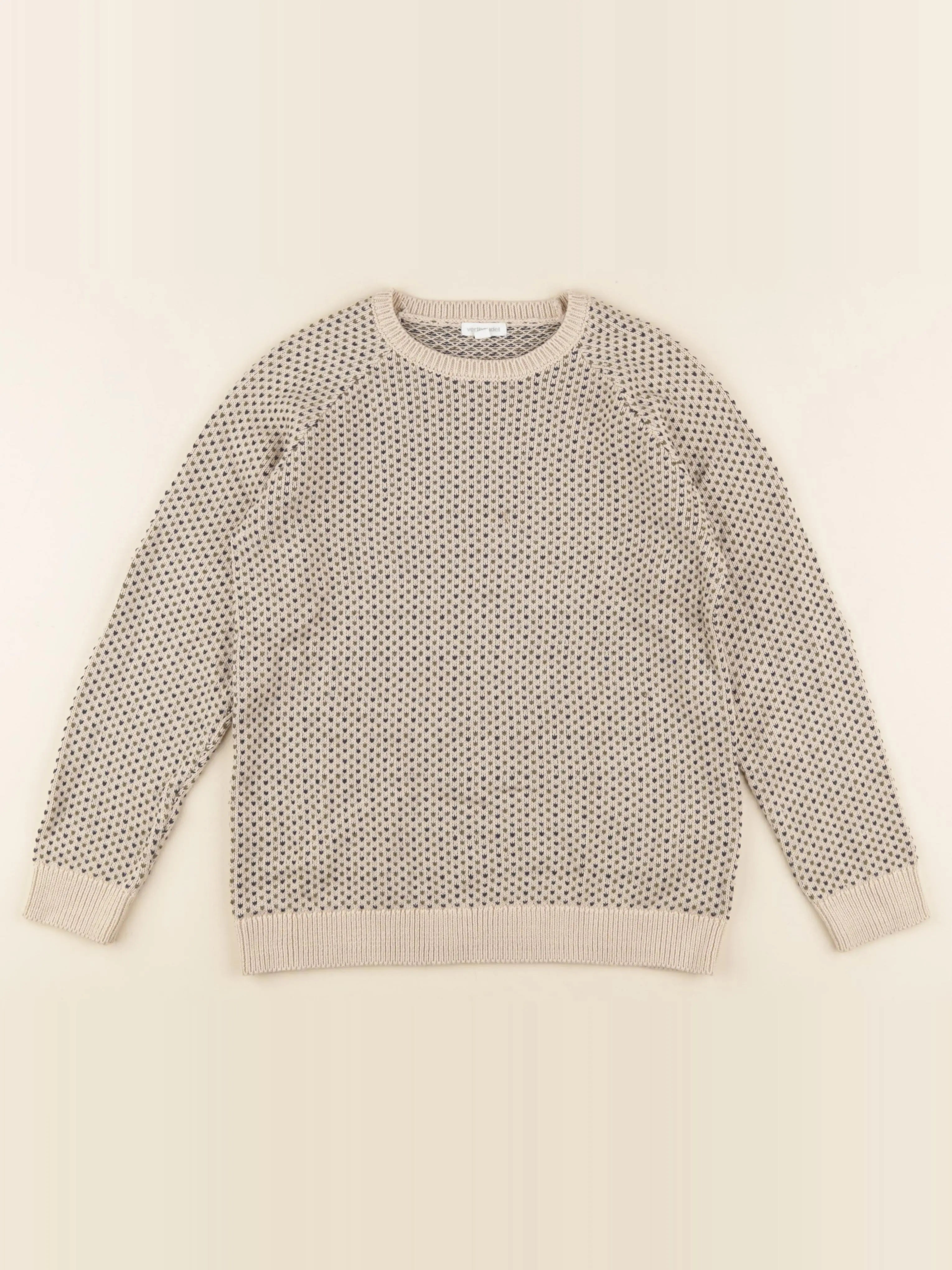 Vertbaudet - pull beige - 10 ans