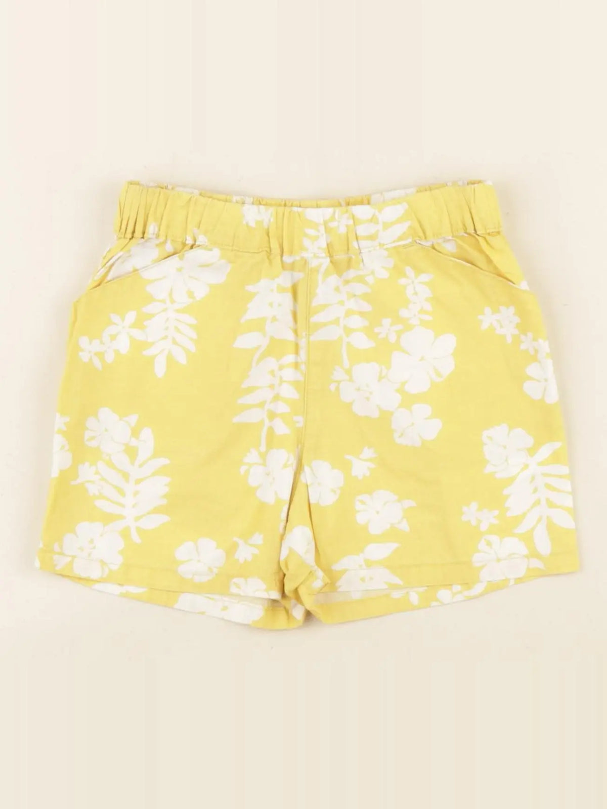 Petit Bateau - short jaune - 36 mois