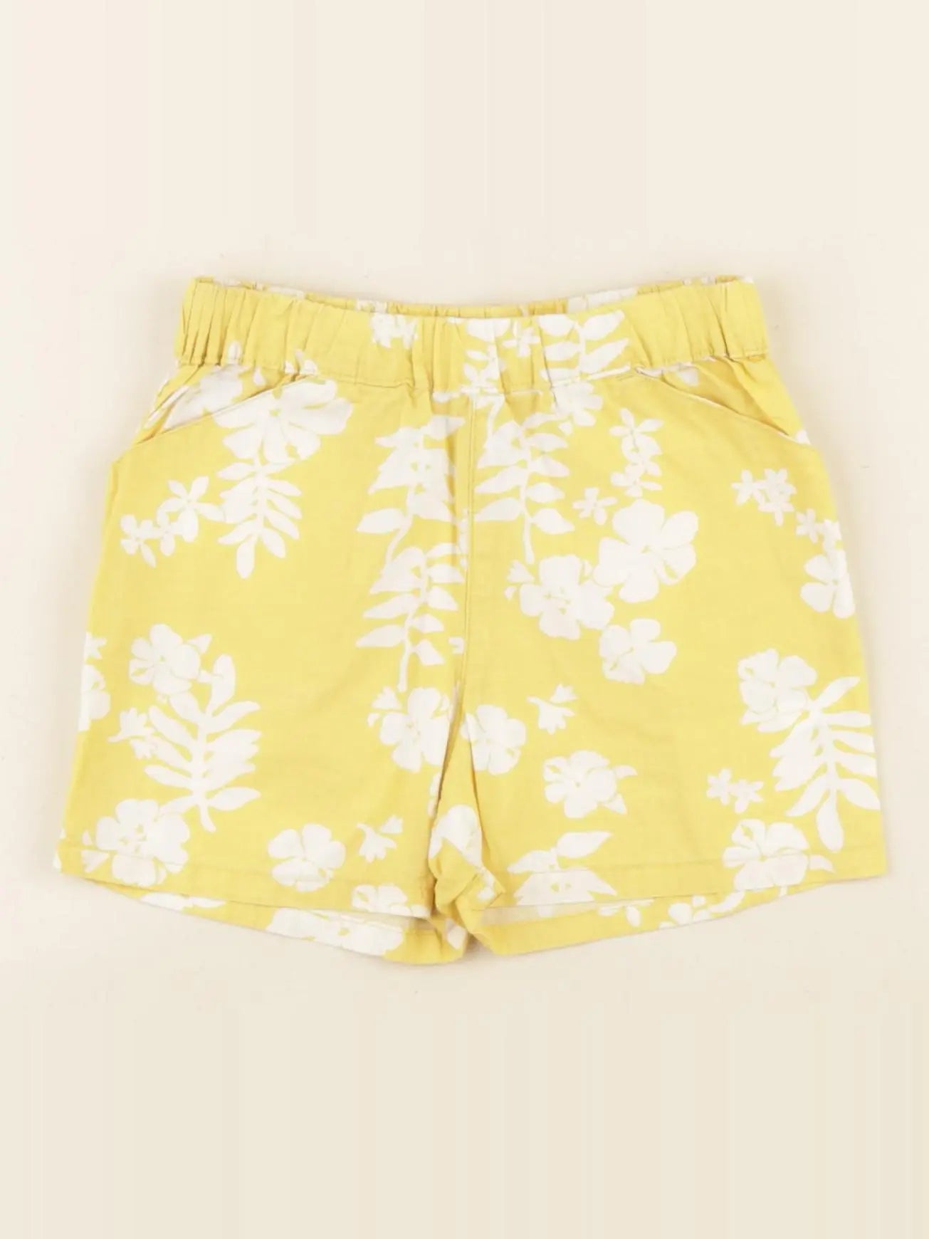 Petit Bateau - short jaune - 36 mois