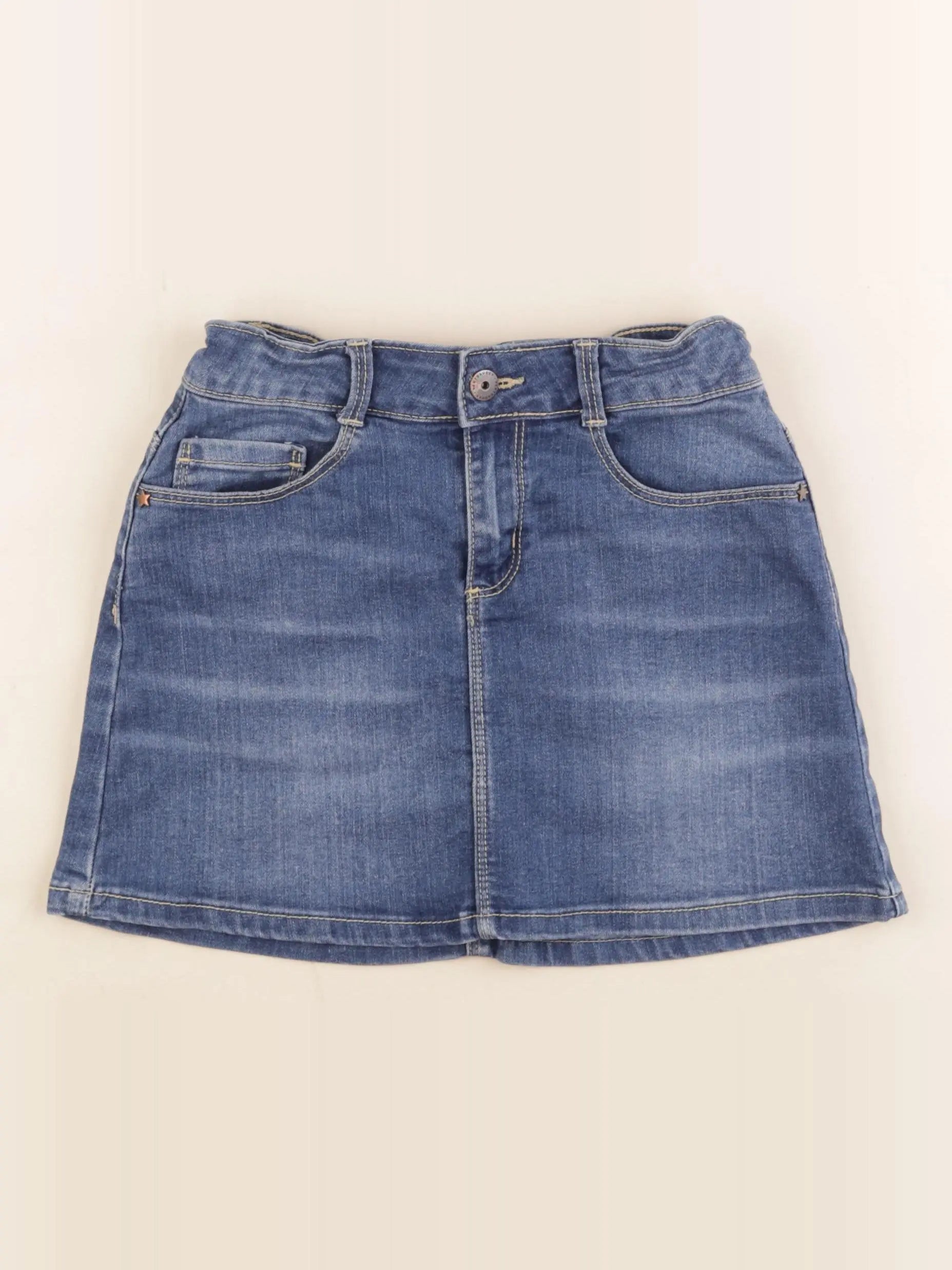 Vertbaudet - jupe bleu - 10 ans