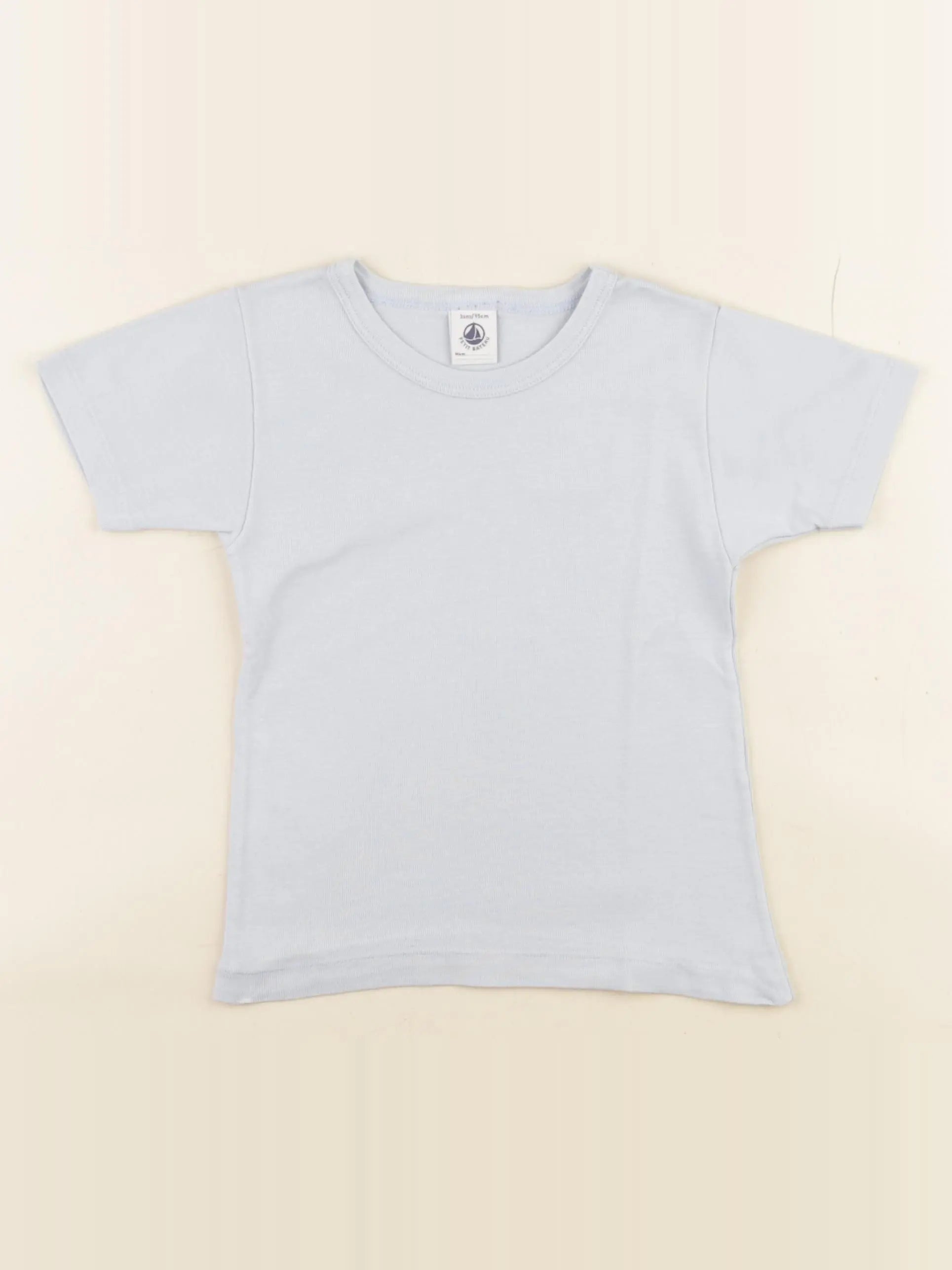 Petit Bateau - maillot de corps bleu - 3 ans