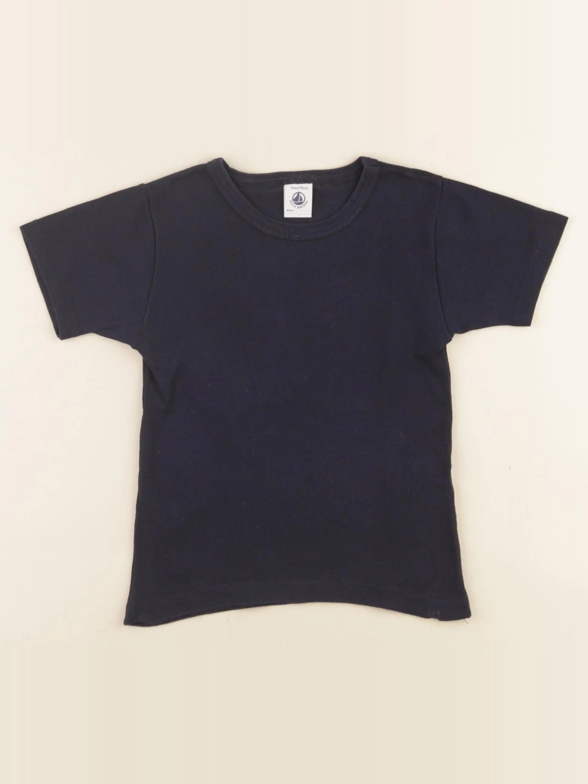 Petit Bateau - maillot de corps bleu - 3 ans