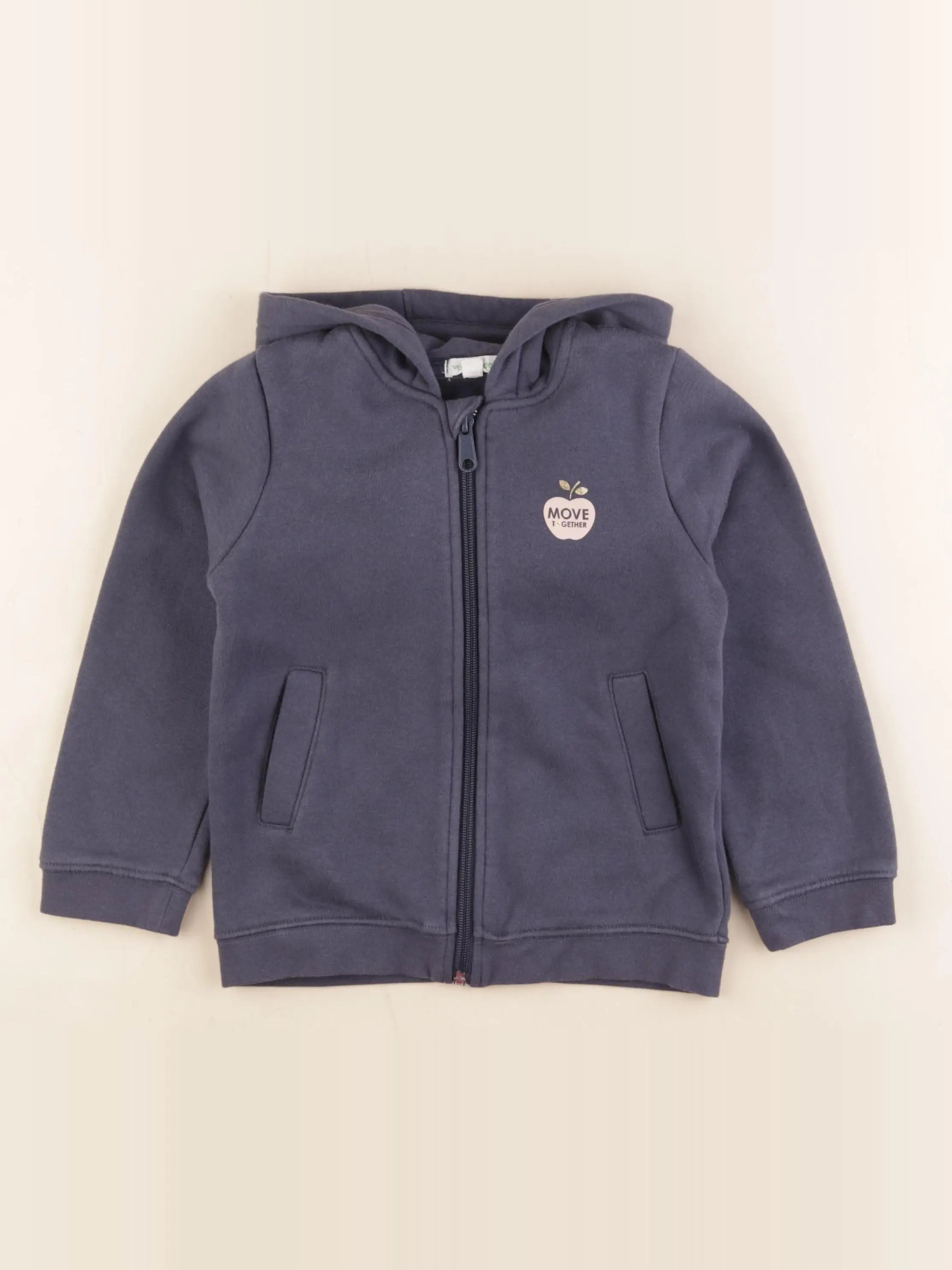 Vertbaudet - sweat bleu - 5 ans