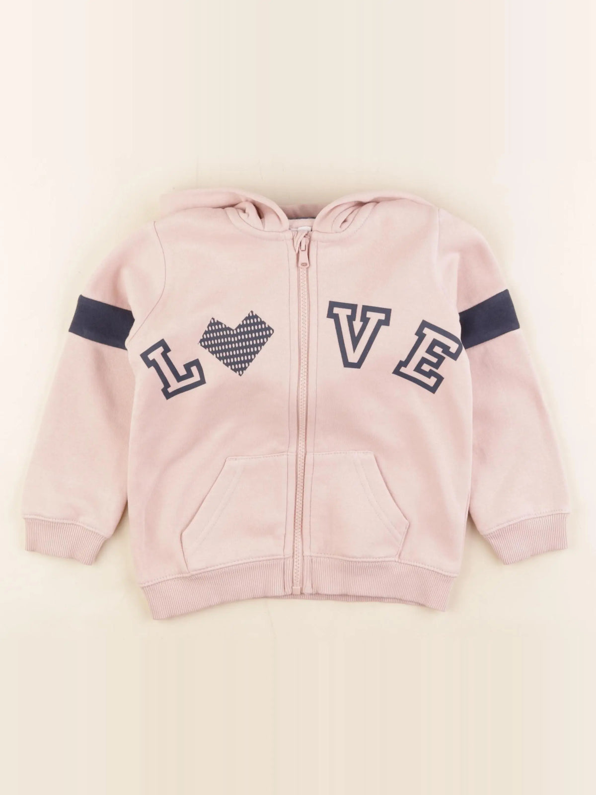 Vertbaudet - sweat rose - 5 ans