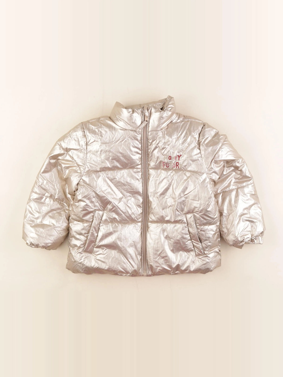 Vertbaudet - doudoune bronze - 5 ans