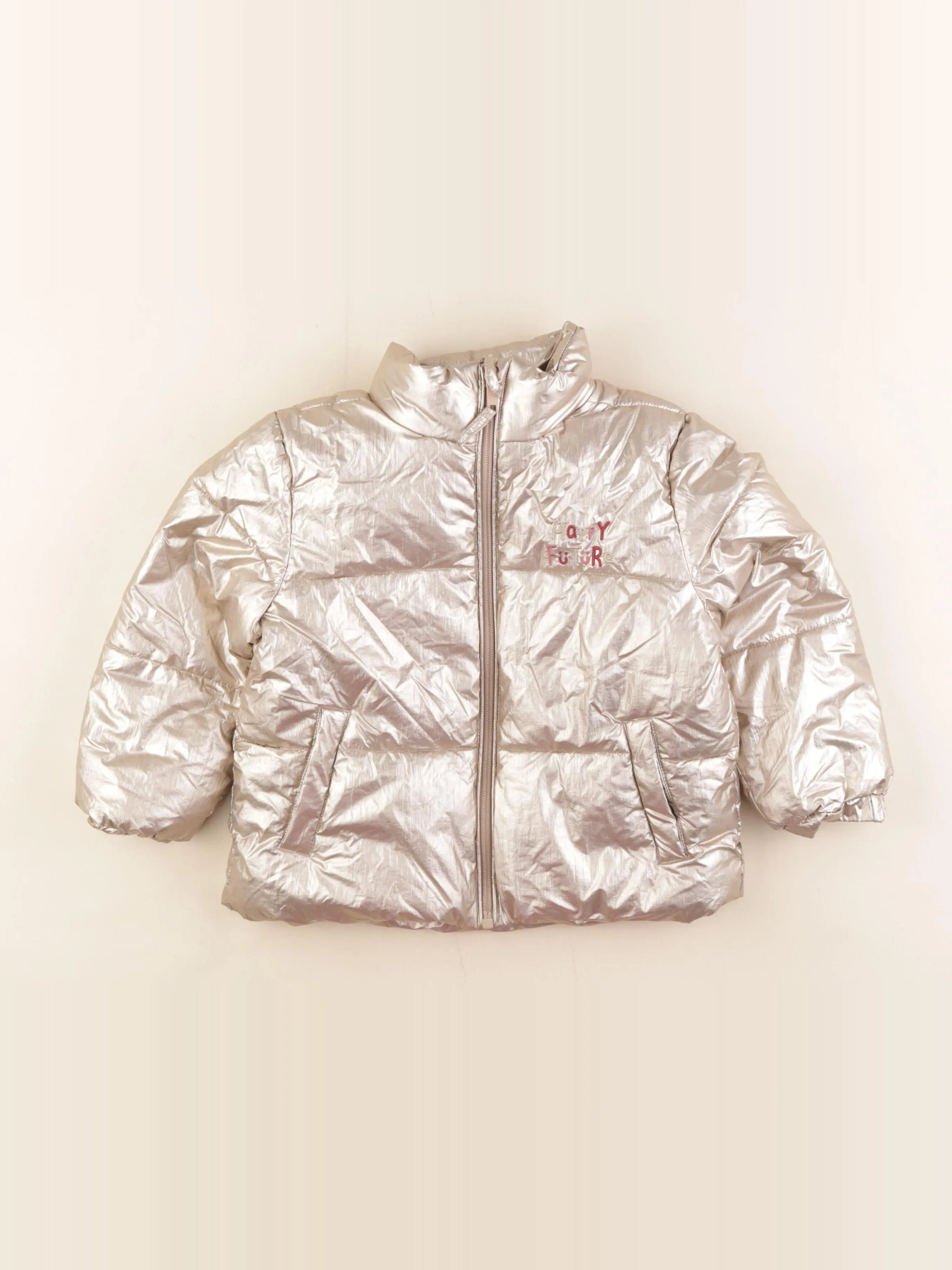 Vertbaudet - doudoune bronze - 5 ans
