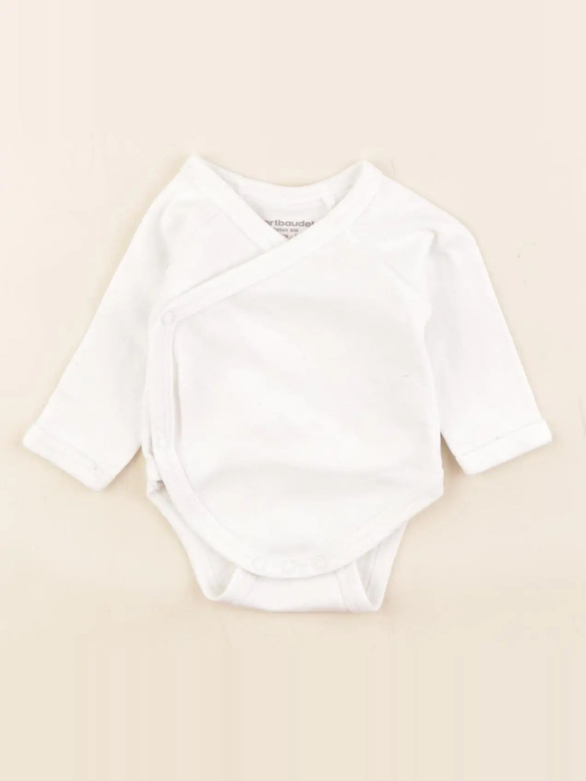 Vertbaudet - body blanc - 0 mois