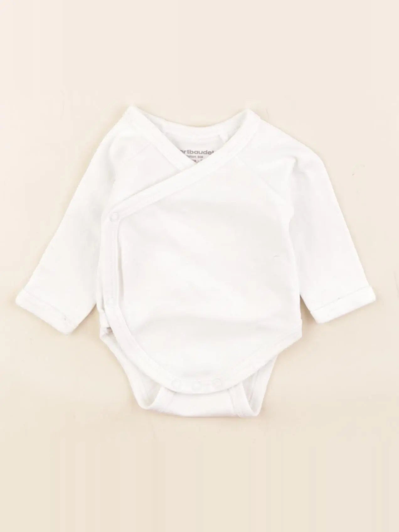Vertbaudet - body blanc - 0 mois