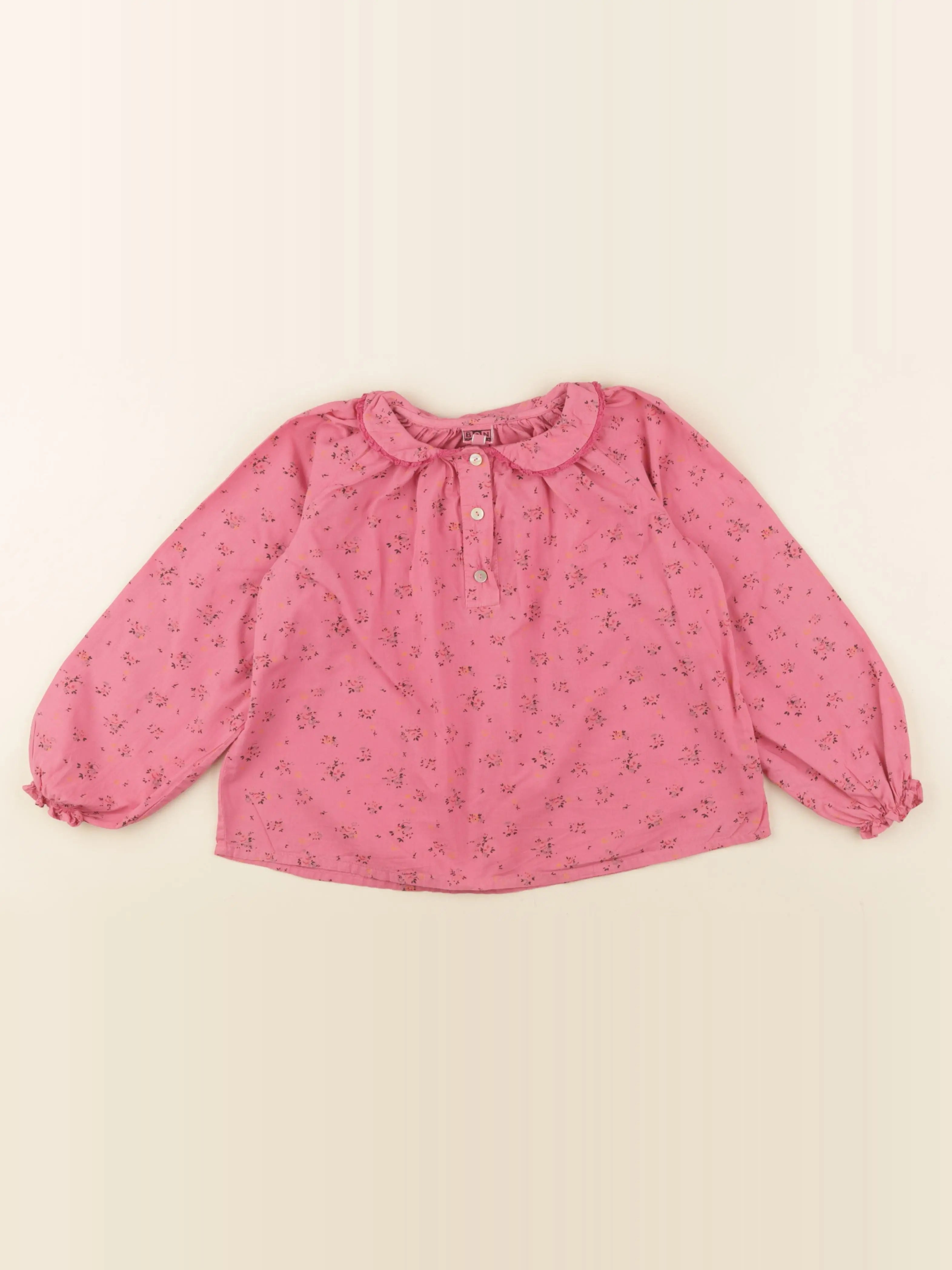 Bonton - blouse rose - 6 ans