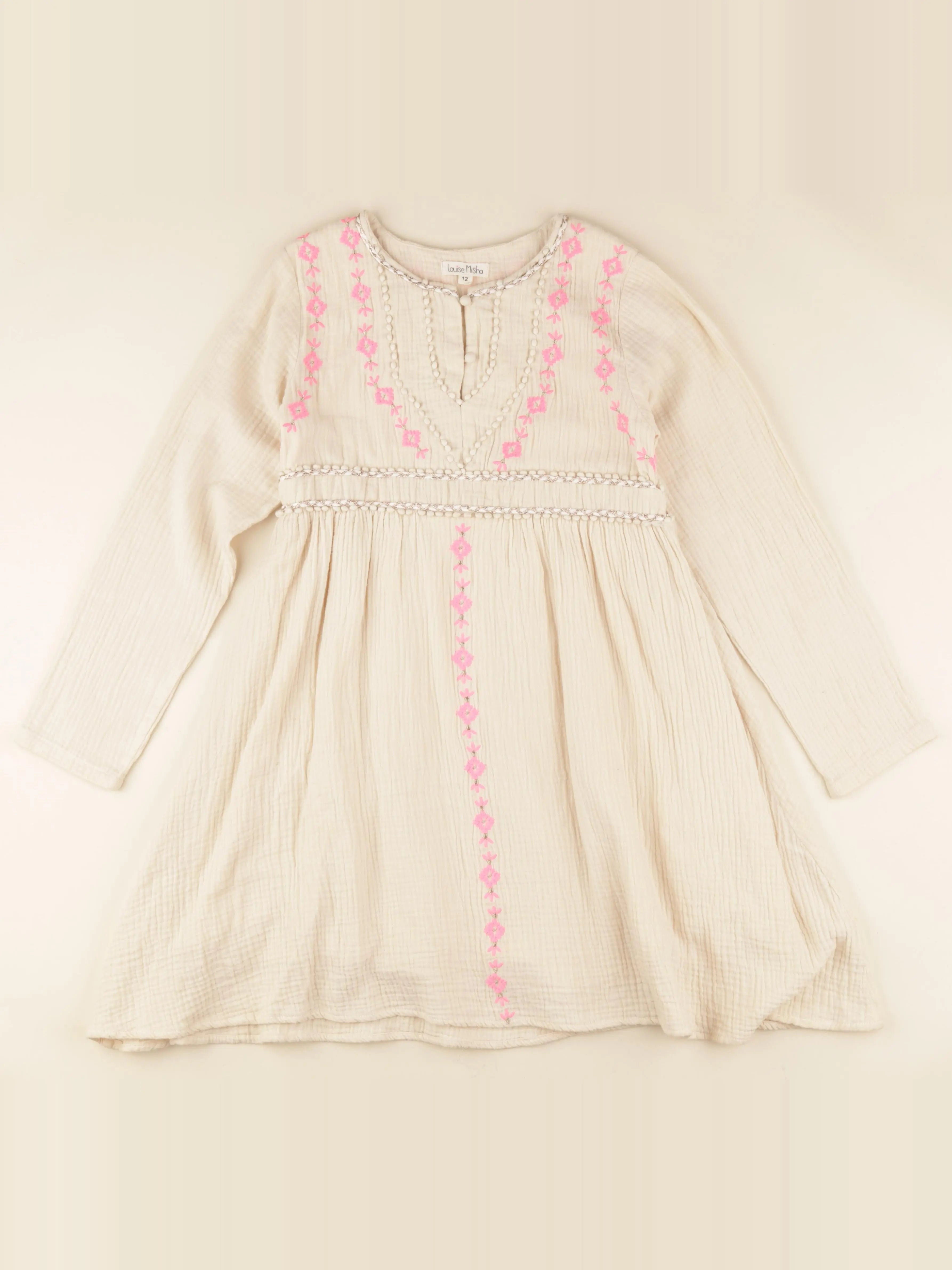 Louise Misha - robe beige - 12 ans