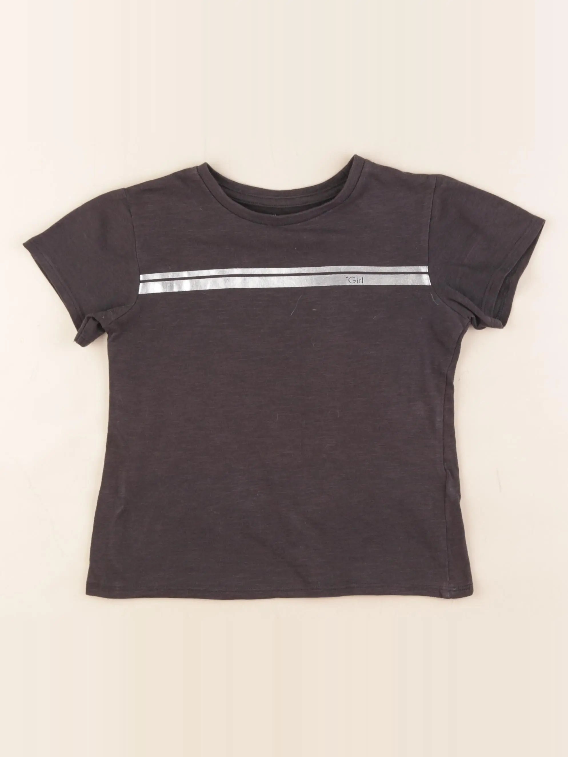 Vertbaudet - tee-shirt gris - 6 ans