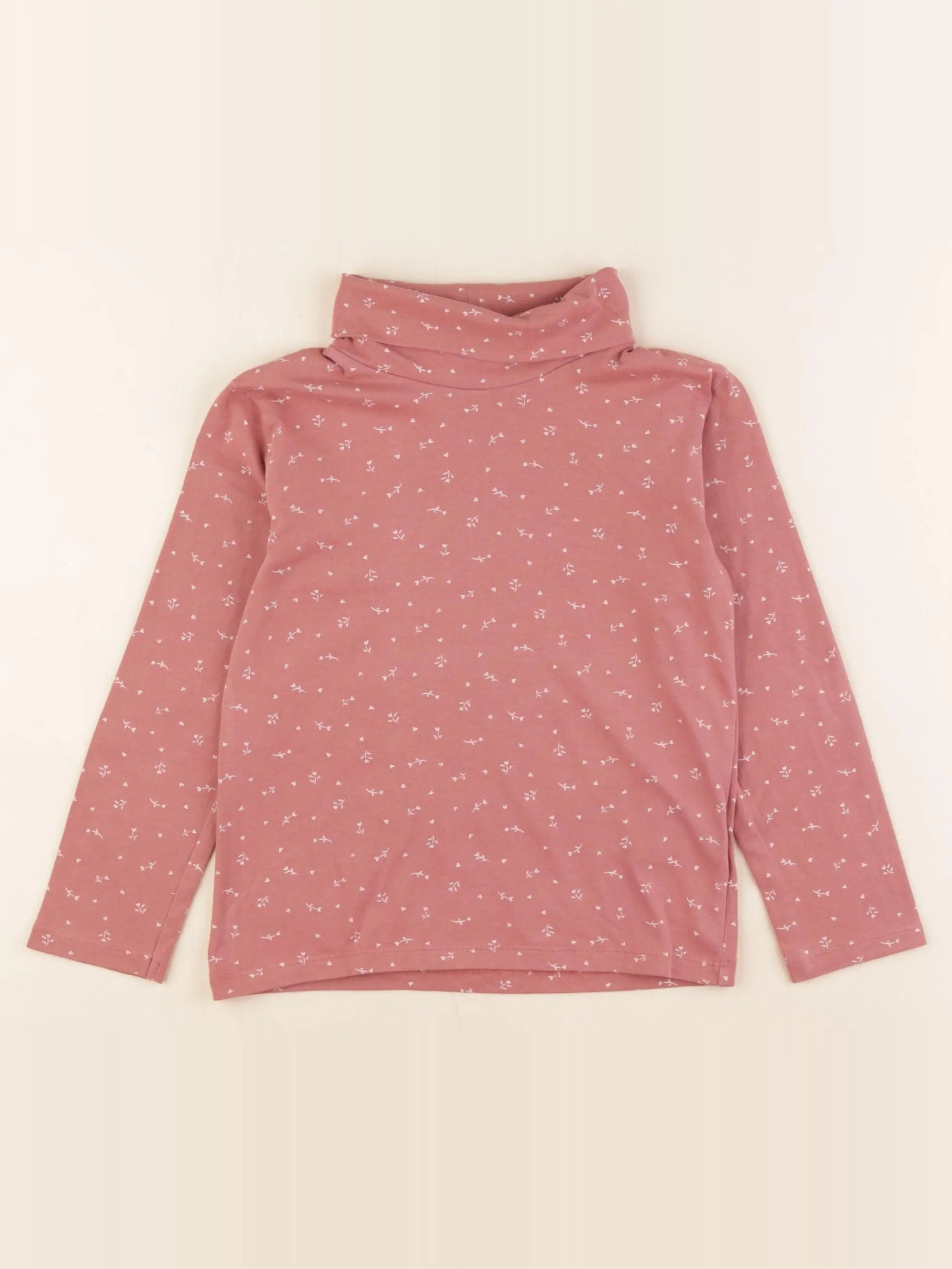 Vertbaudet - sous-pull rose - 6 ans