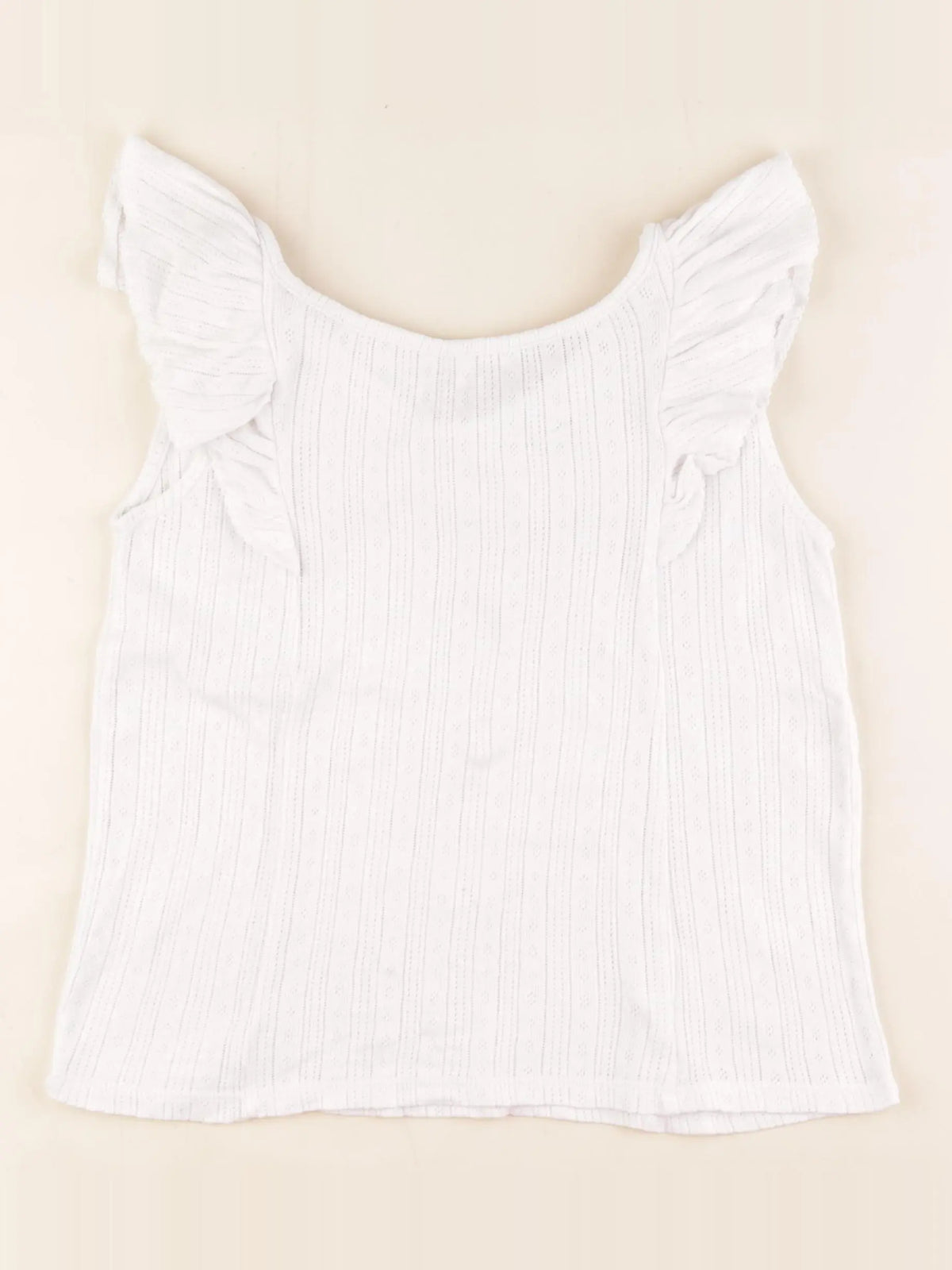 Vertbaudet - tee-shirt blanc - 8 ans