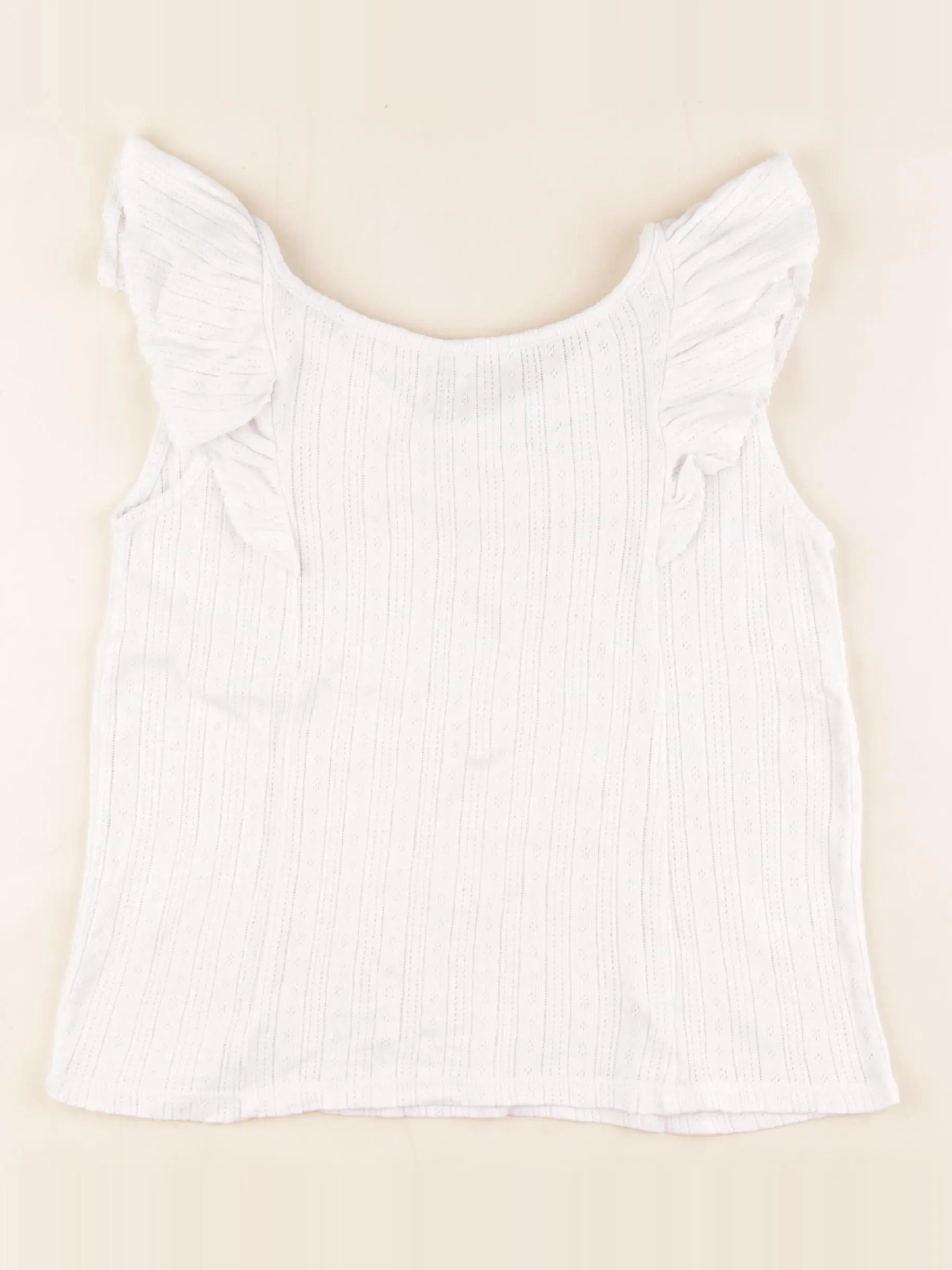 Vertbaudet - tee-shirt blanc - 8 ans