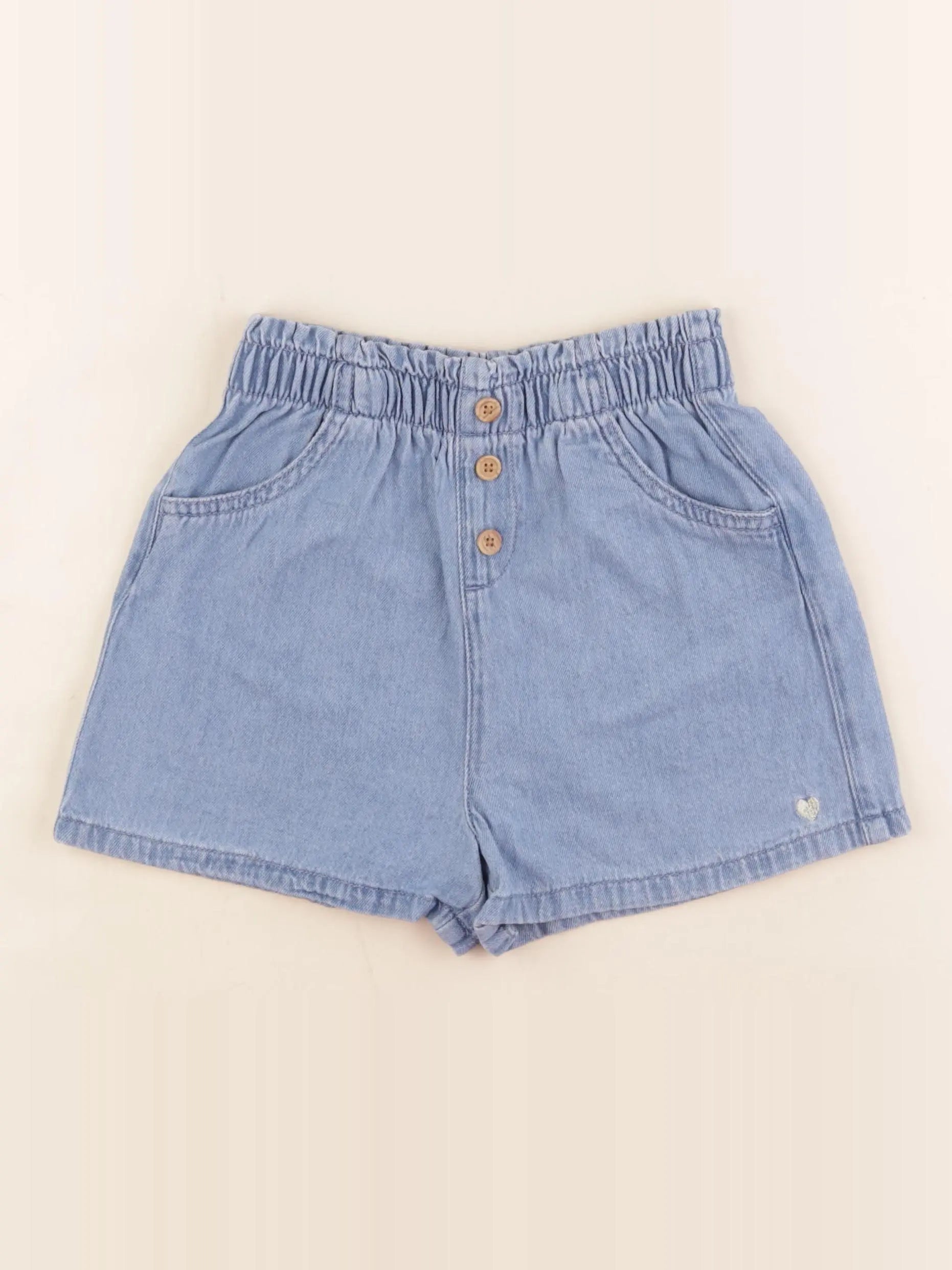 Vertbaudet - short bleu - 8 ans