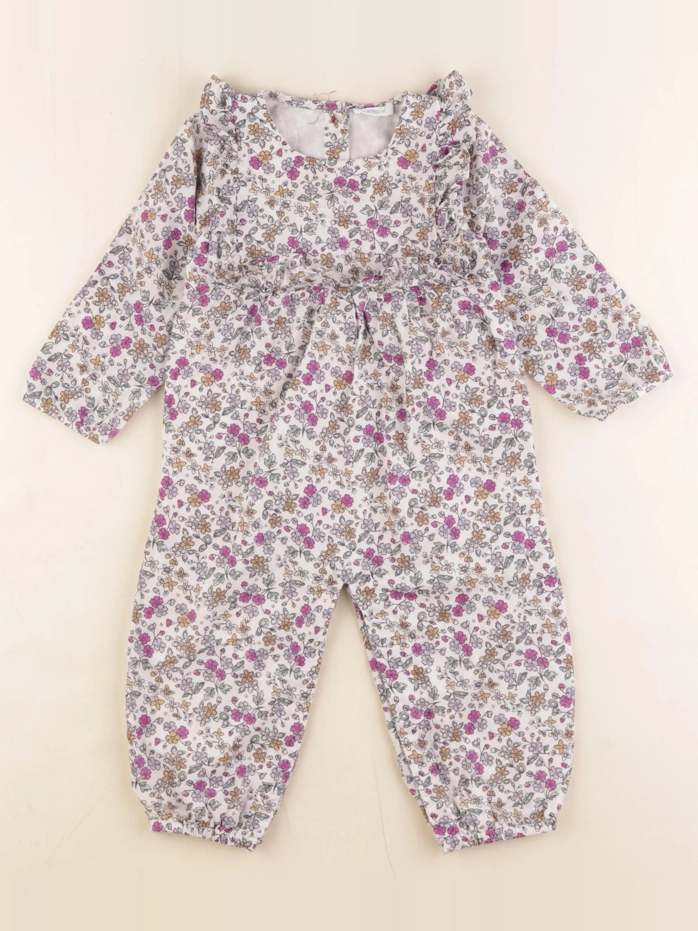 Boutchou - combinaison multicolore - 12 mois