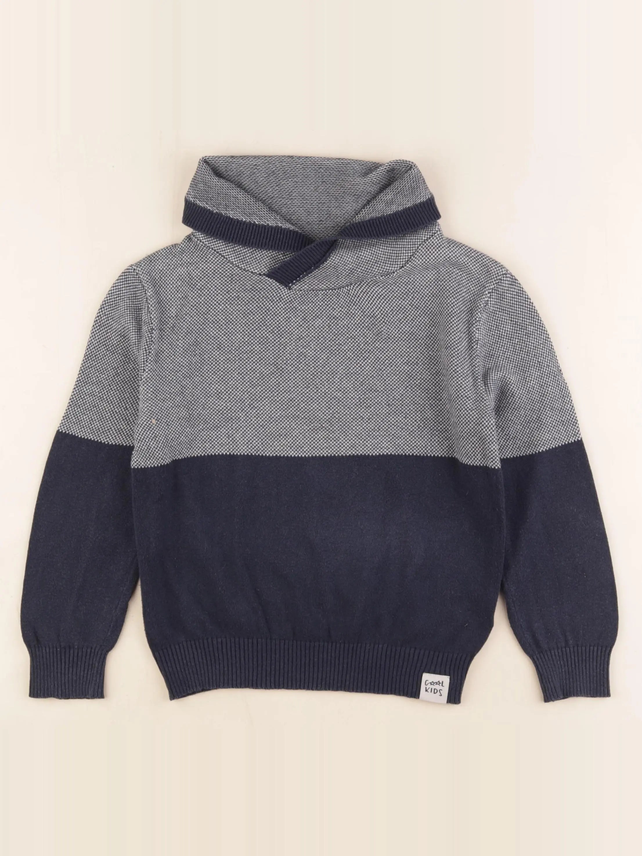 Vertbaudet - pull bleu - 6 ans