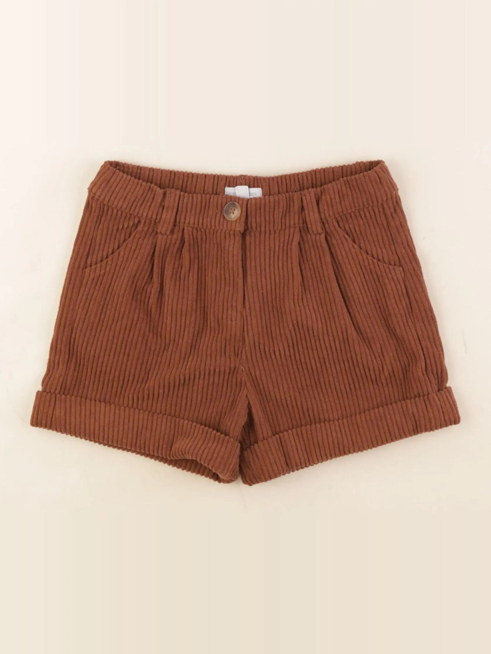 Vertbaudet - short marron - 5 ans