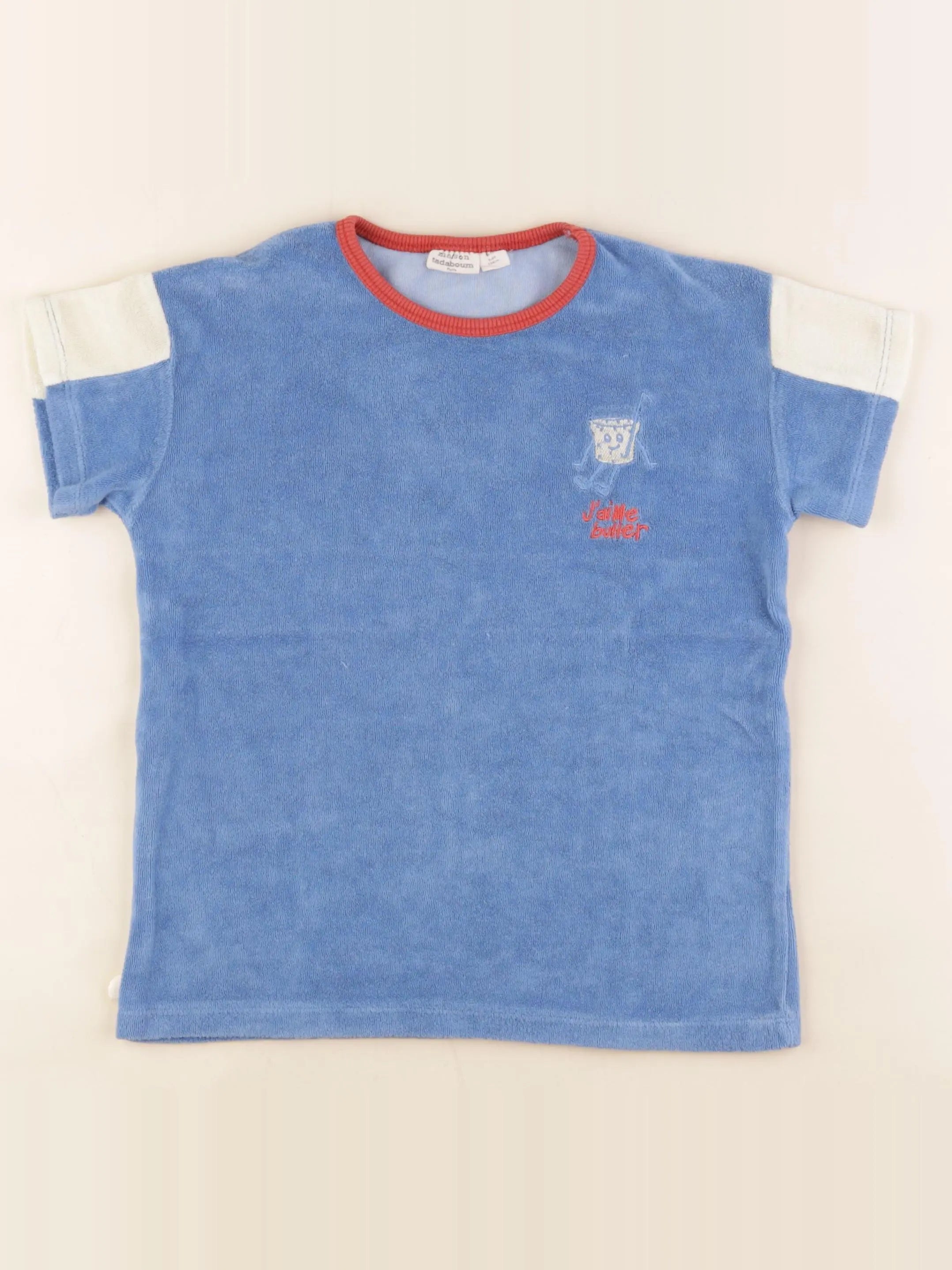 Maison Tadaboum - tee-shirt bleu - 8/9 ans