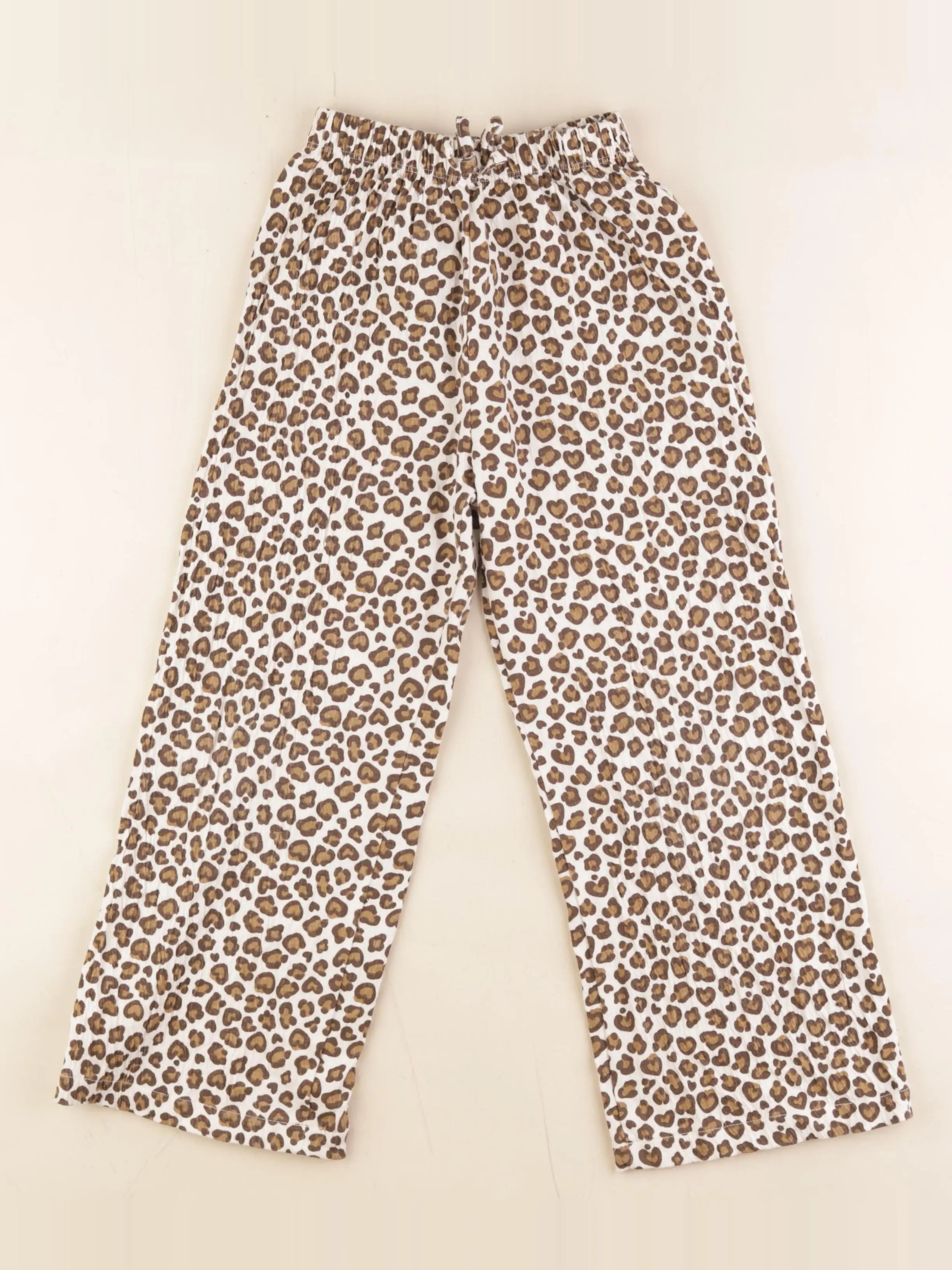 Vertbaudet - pantalon beige, marron - 8 ans