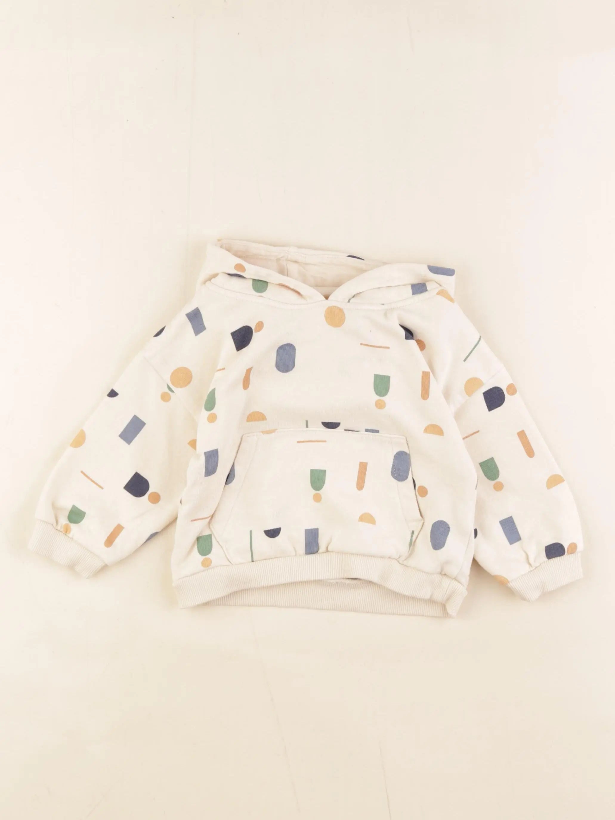 Vertbaudet - sweat beige - 12 mois