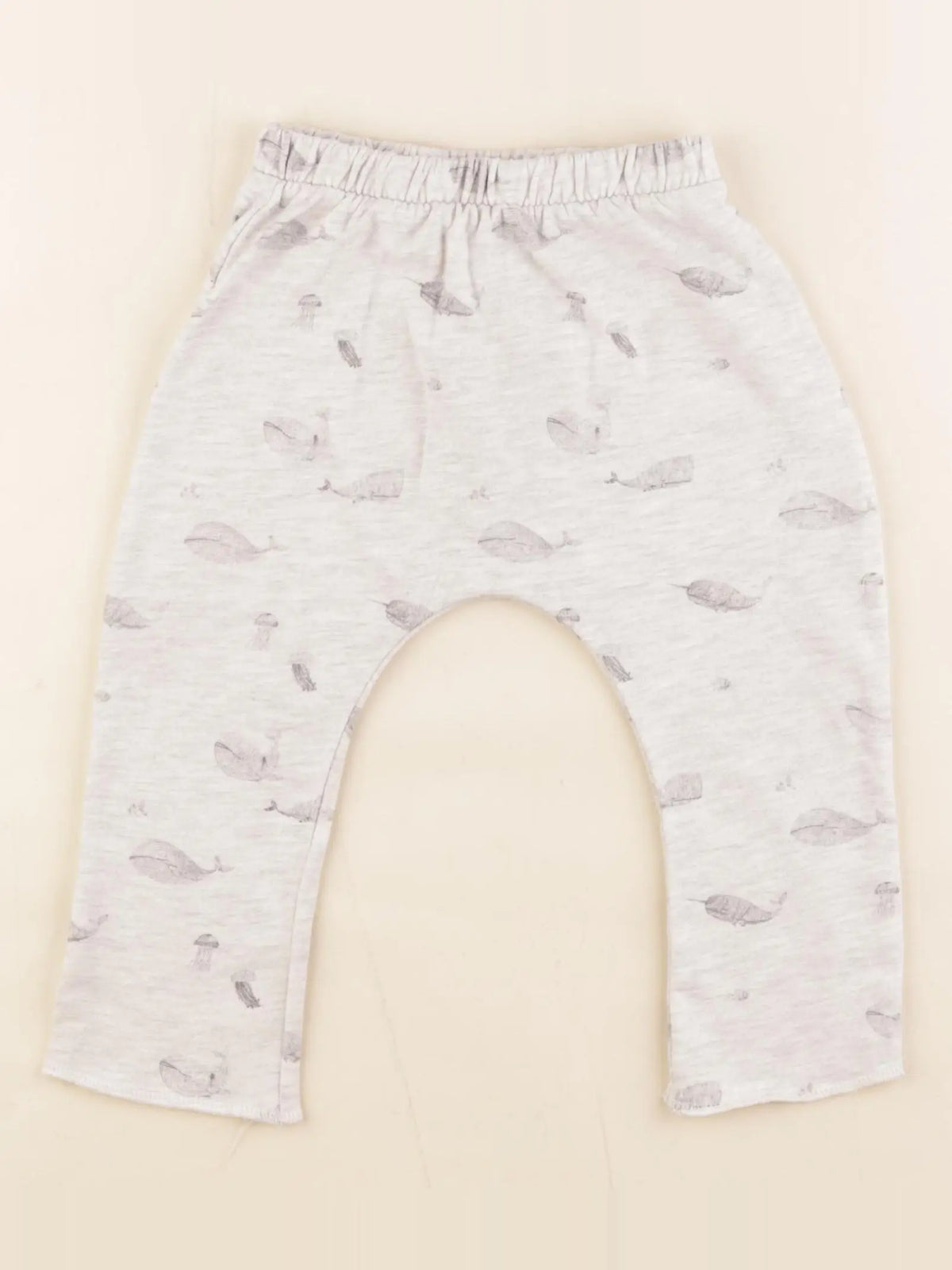 Vertbaudet - sarouel gris - 12 mois