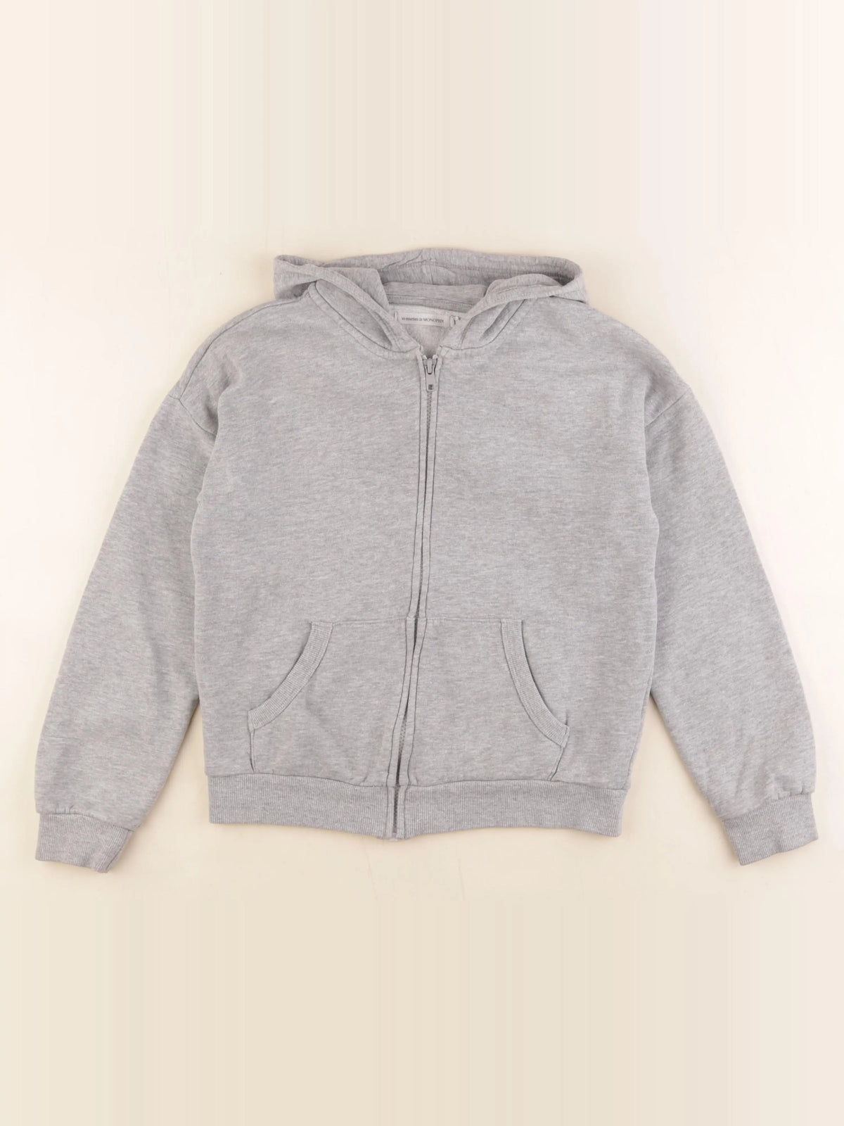 Monoprix - sweat gris - 12 ans
