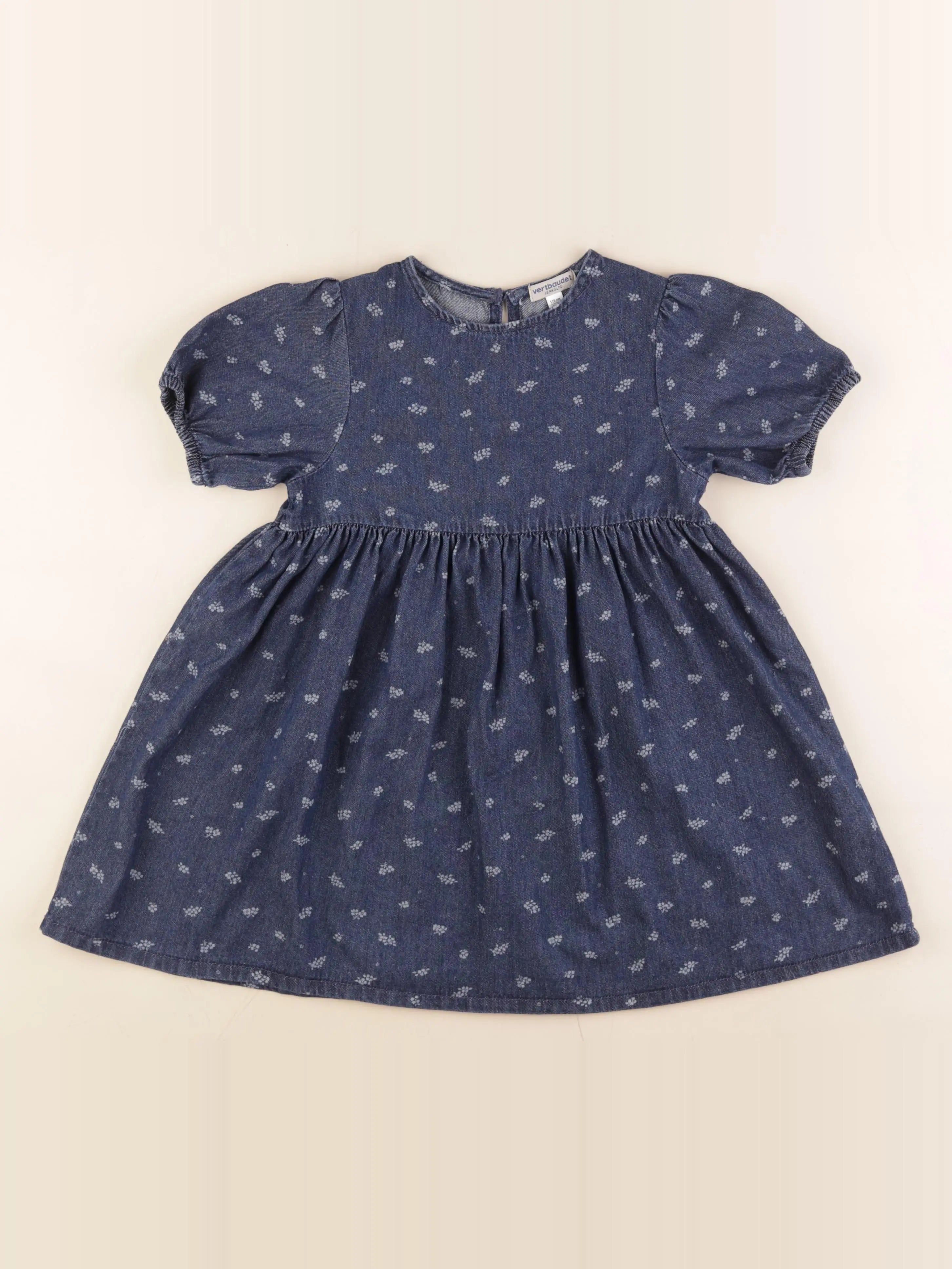Vertbaudet - robe bleu - 6 ans
