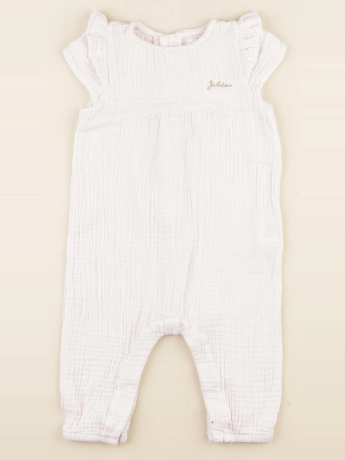 Vertbaudet - combinaison rose - 6 mois