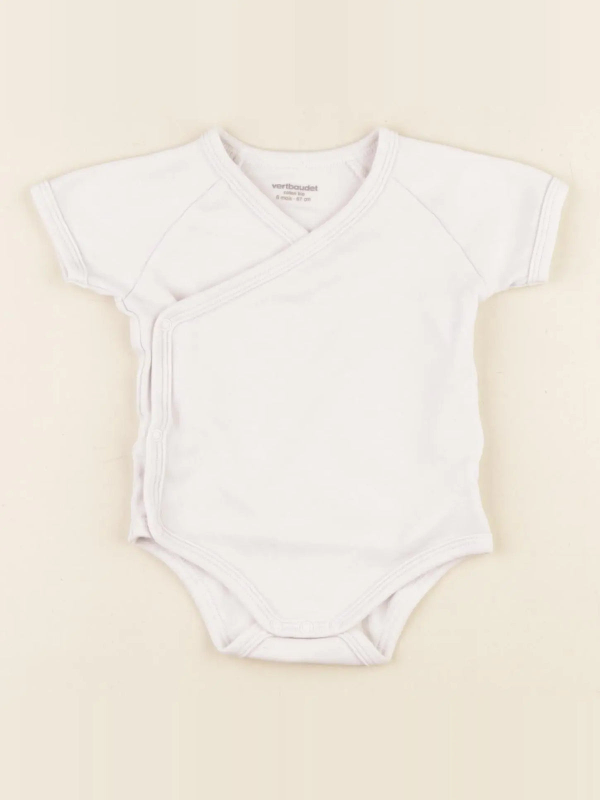 Vertbaudet - body rose - 6 mois