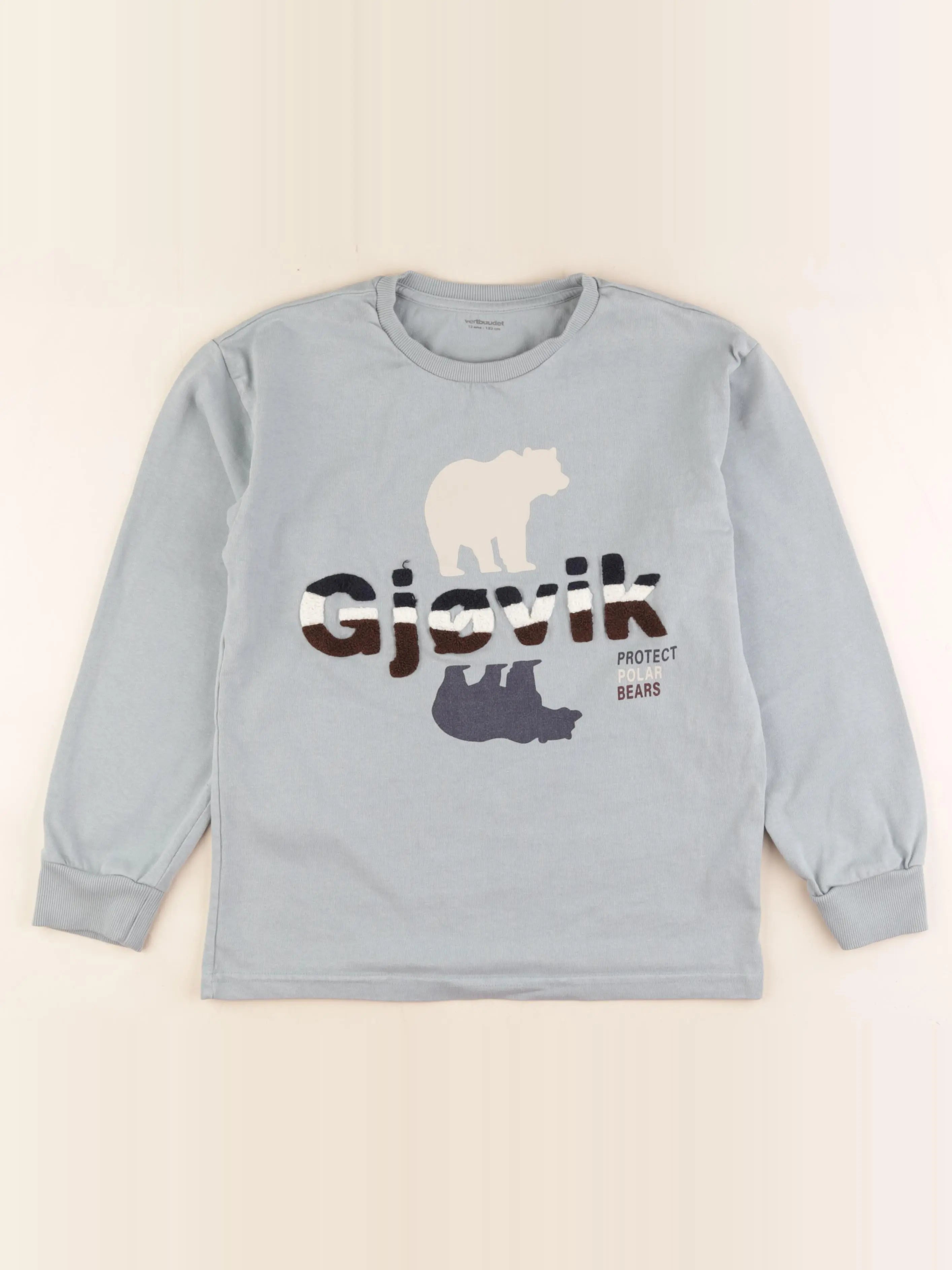 Vertbaudet - sweat bleu - 12 ans