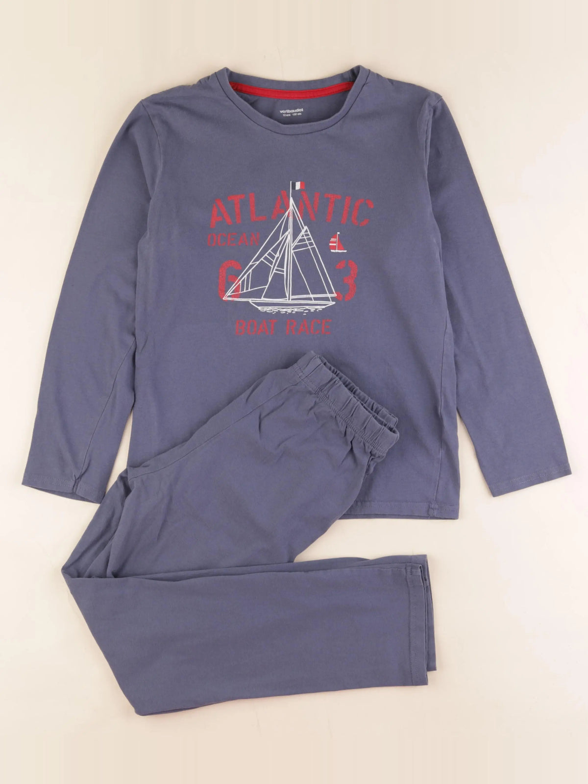 Vertbaudet - pyjama bleu - 12 ans