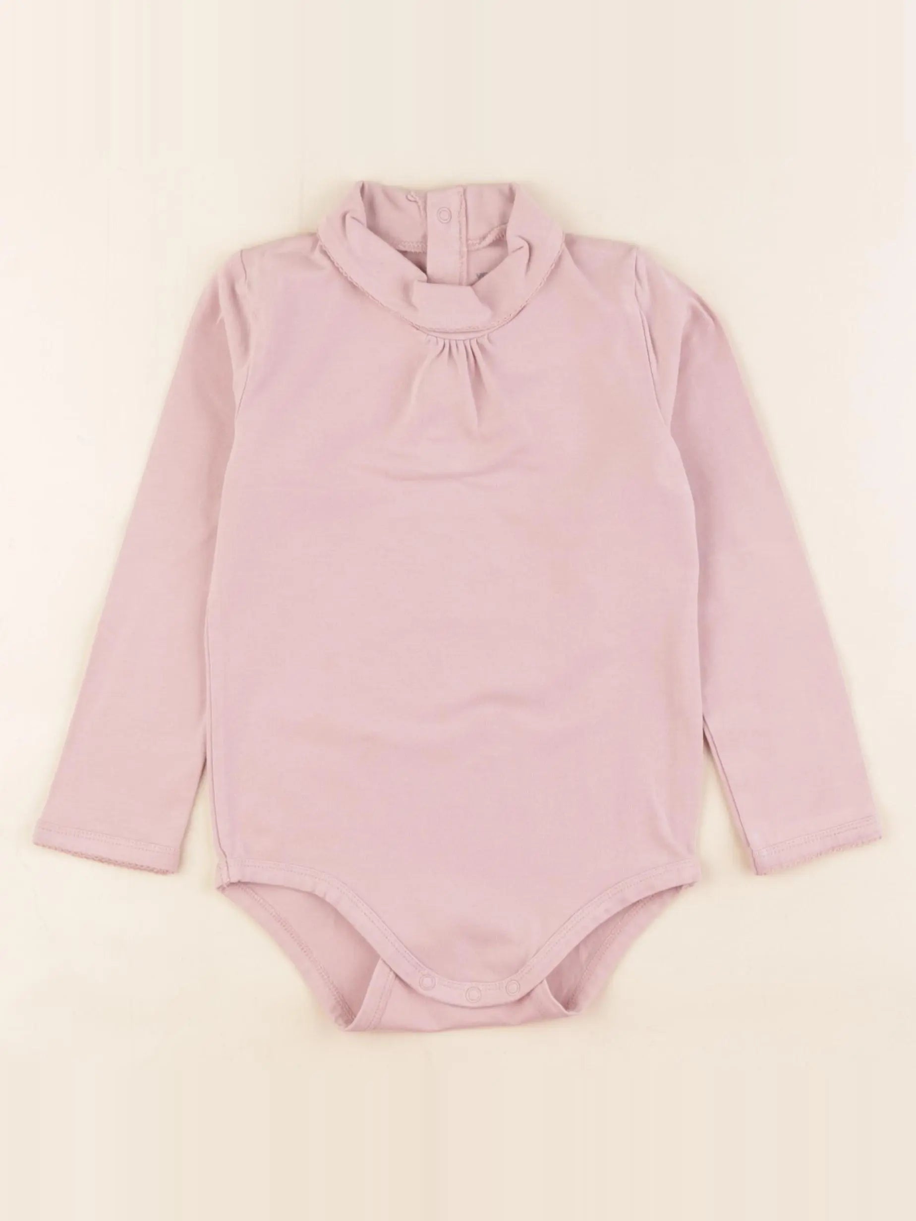 Vertbaudet - body à col rose - 3 ans