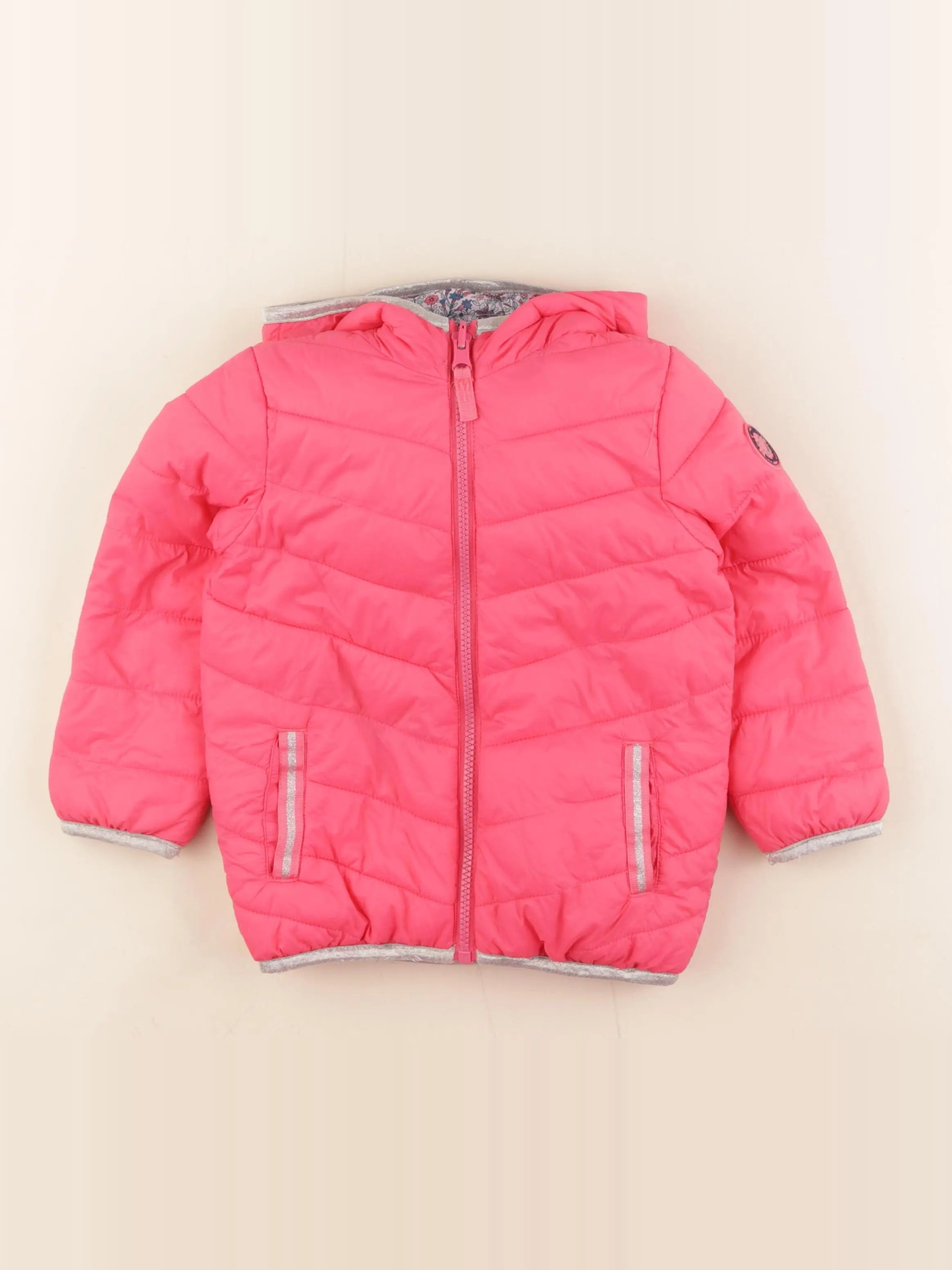 Vertbaudet - doudoune rose - 4 ans