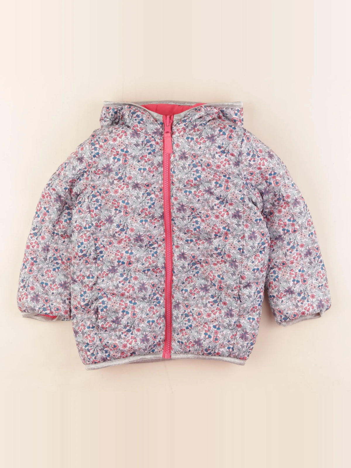 Vertbaudet - doudoune rose - 4 ans