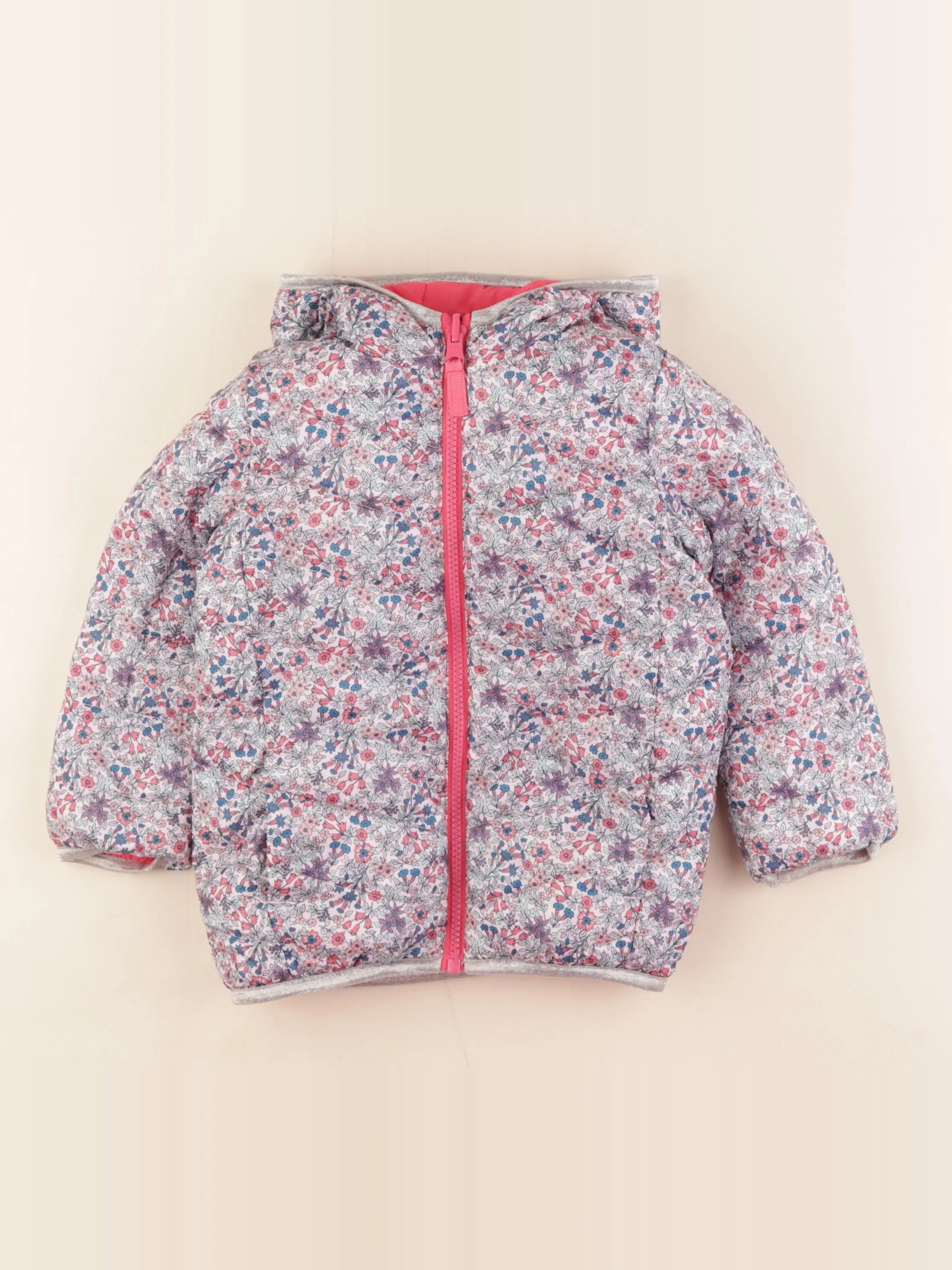 Vertbaudet - doudoune rose - 4 ans