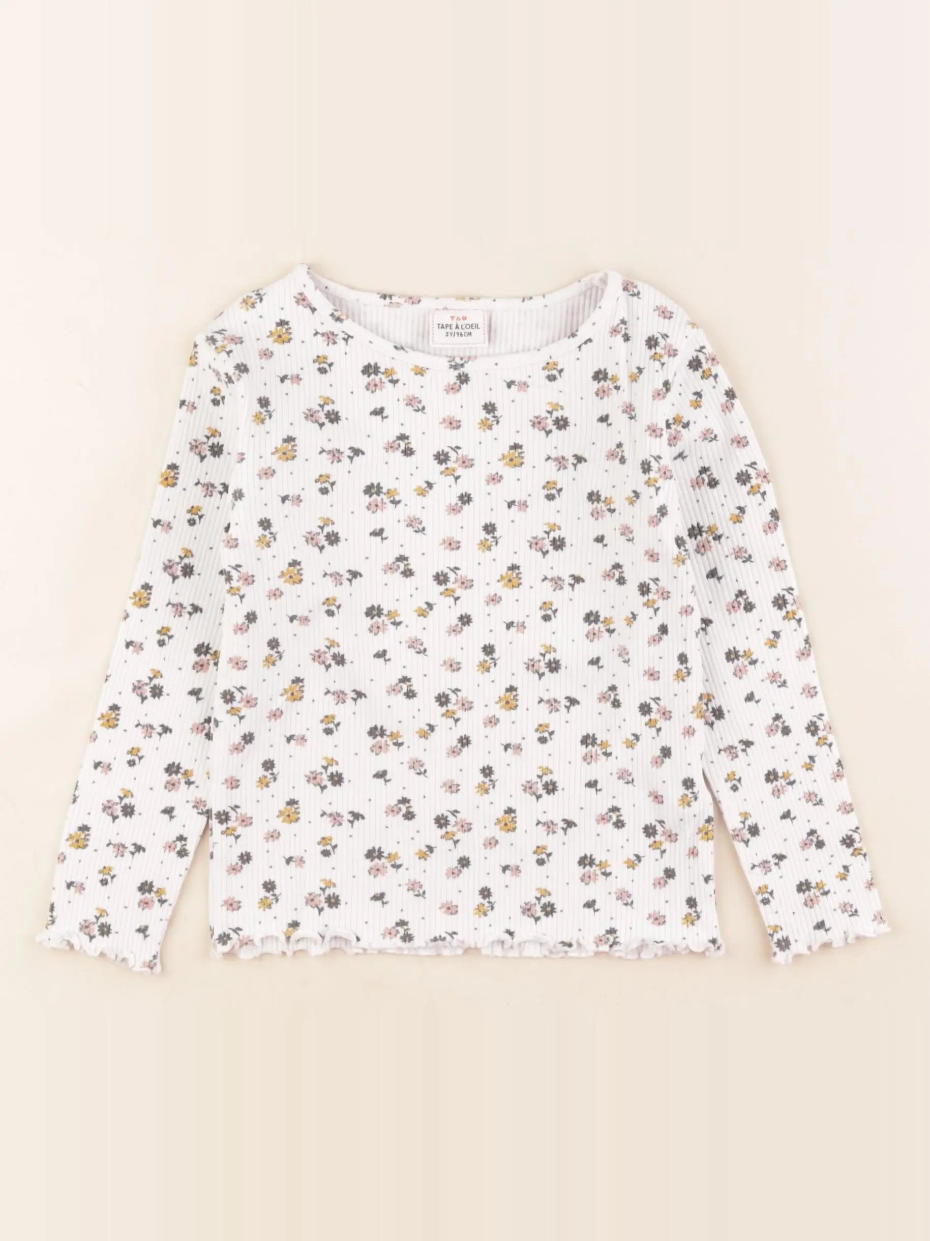 Tape à l'oeil - tee-shirt blanc - 3 ans