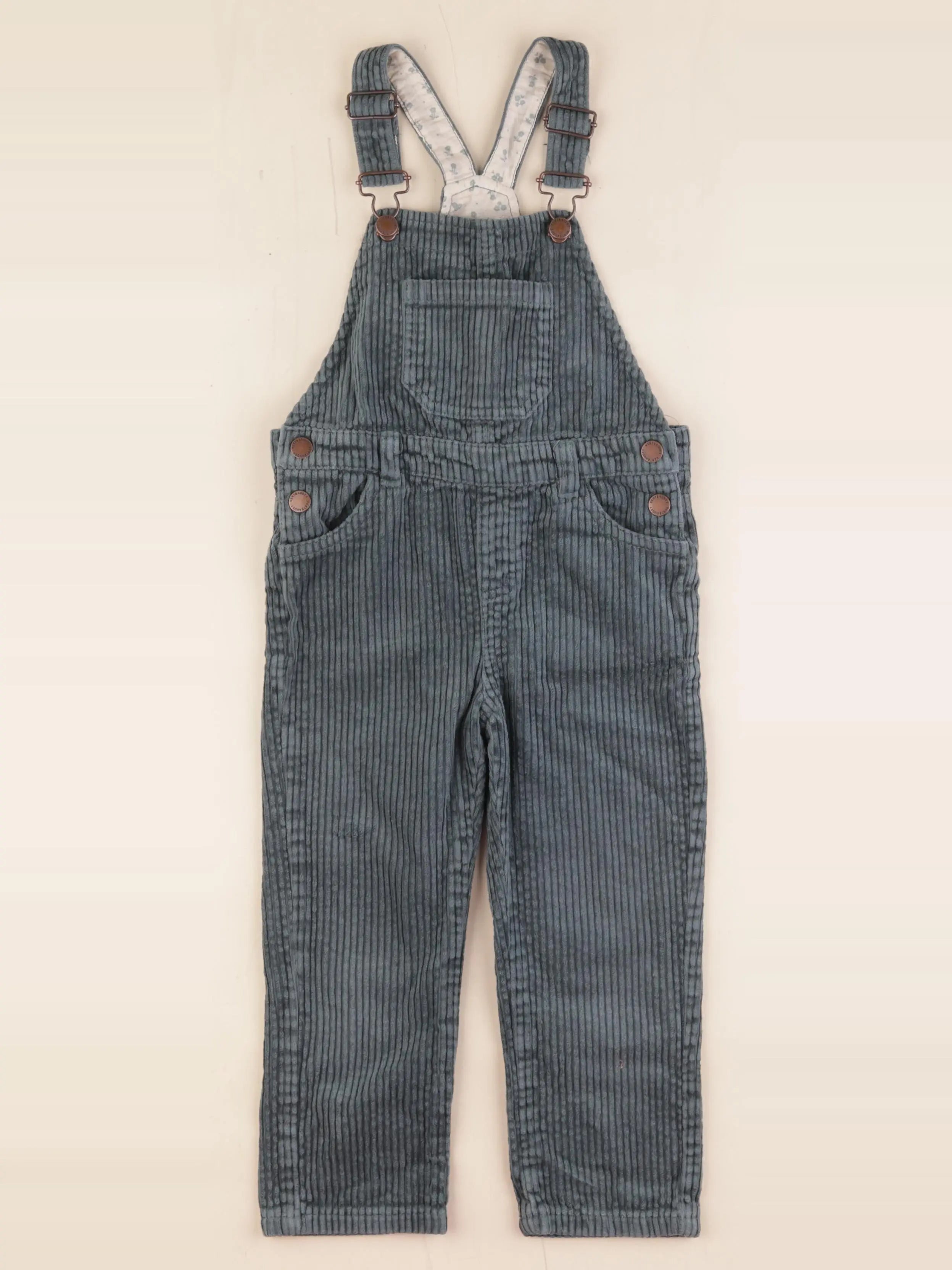 Vertbaudet - salopette vert - 4 ans