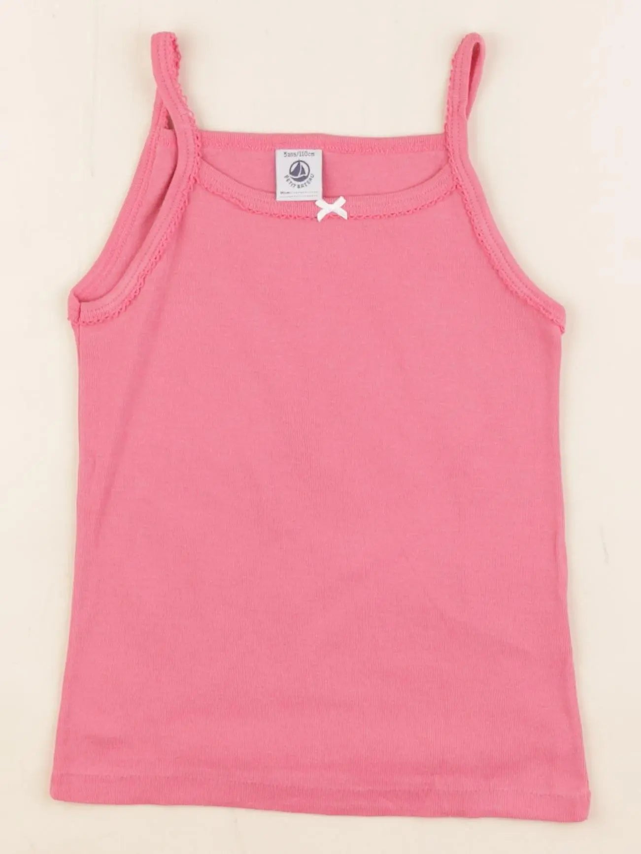 Petit Bateau - maillot de corps rose - 5 ans