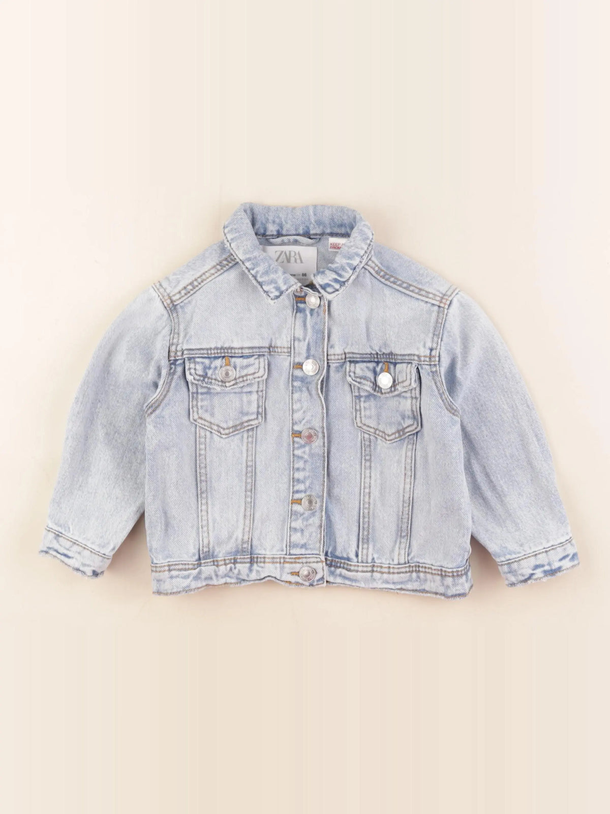 Zara - veste bleu - 12/18 mois