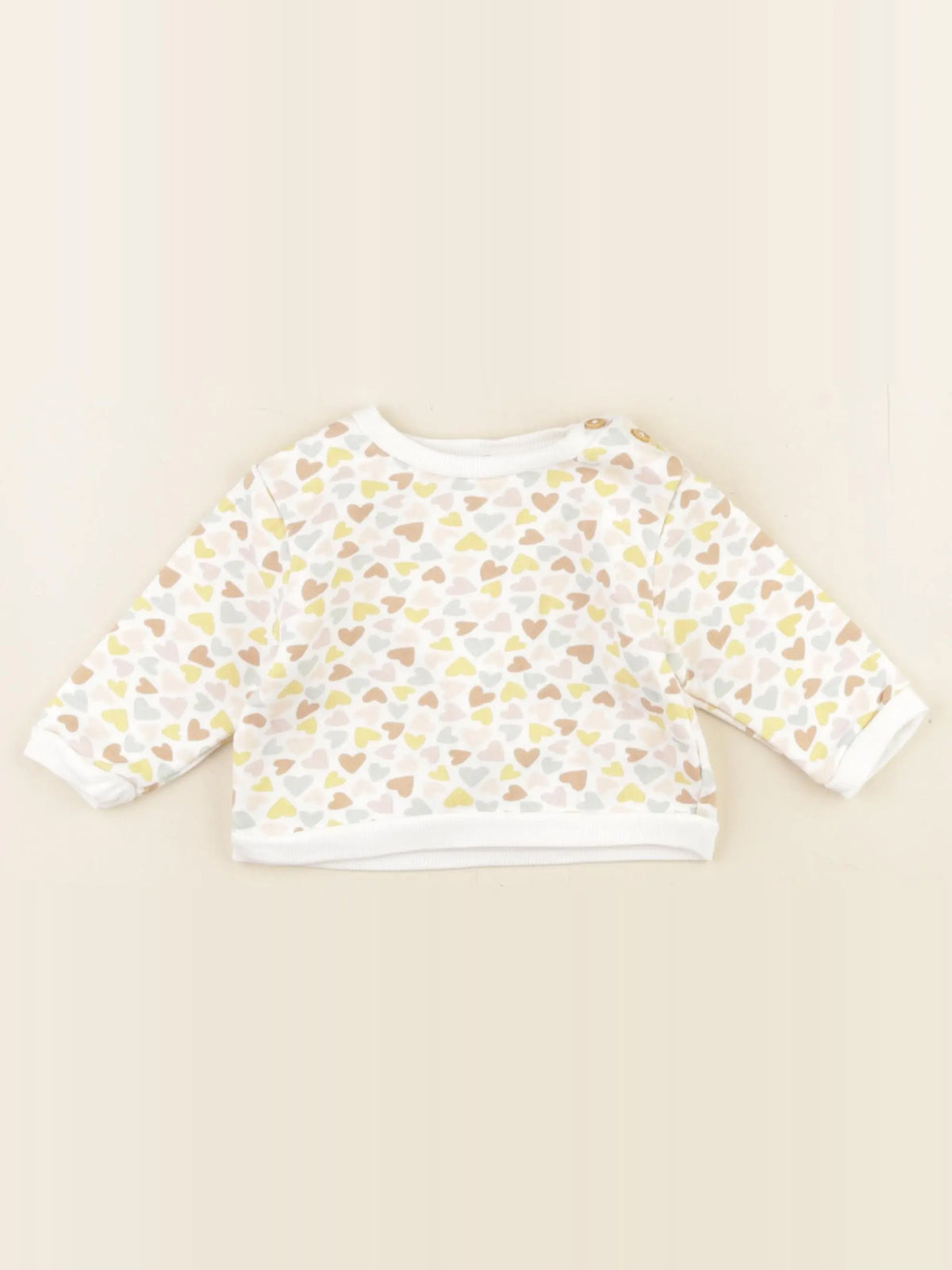 Boutchou - sweat multicolore - 3 mois
