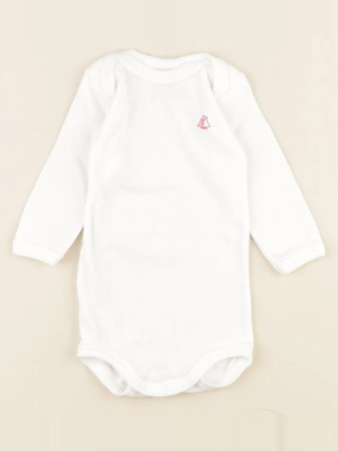Petit Bateau - body blanc - 1 mois