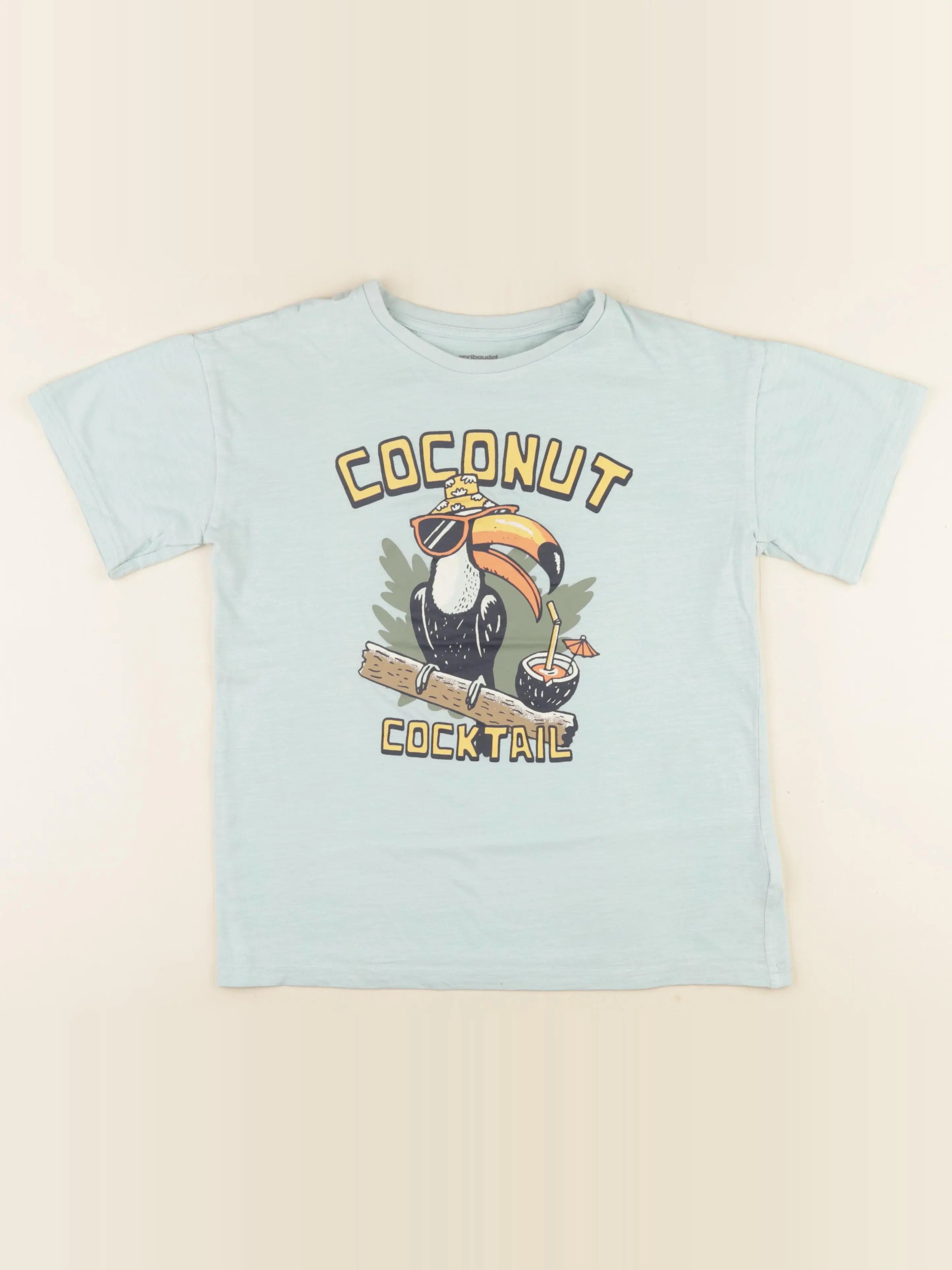 Vertbaudet - tee-shirt vert - 12 ans