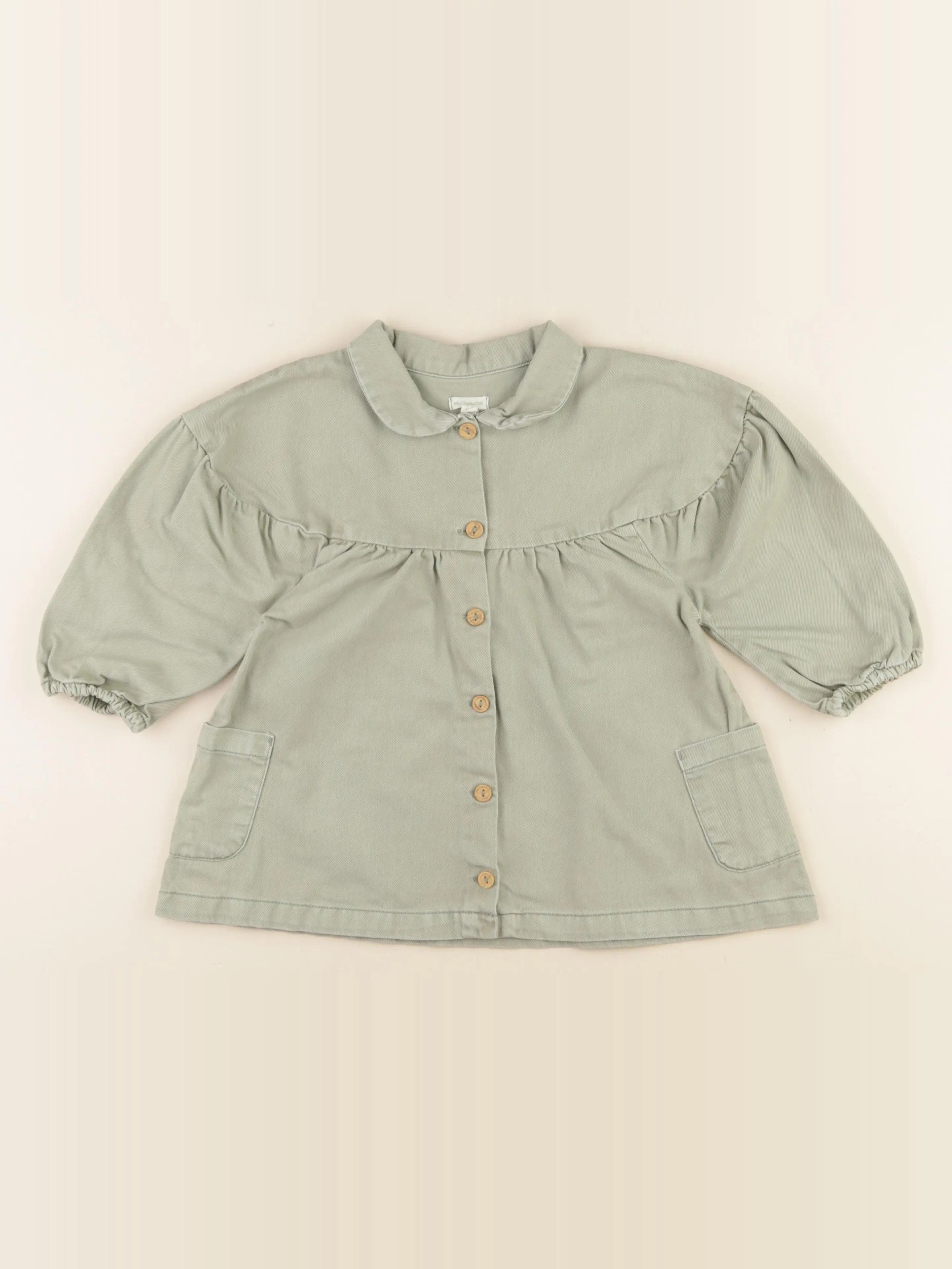 Vertbaudet - robe vert - 36 mois